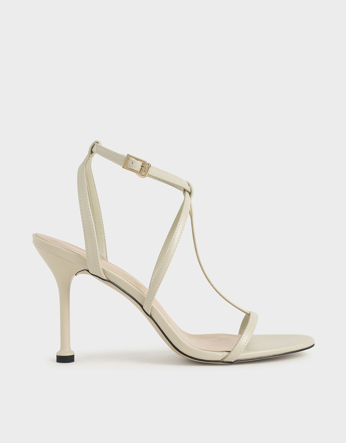 

Strappy Stiletto Heels, Chalk