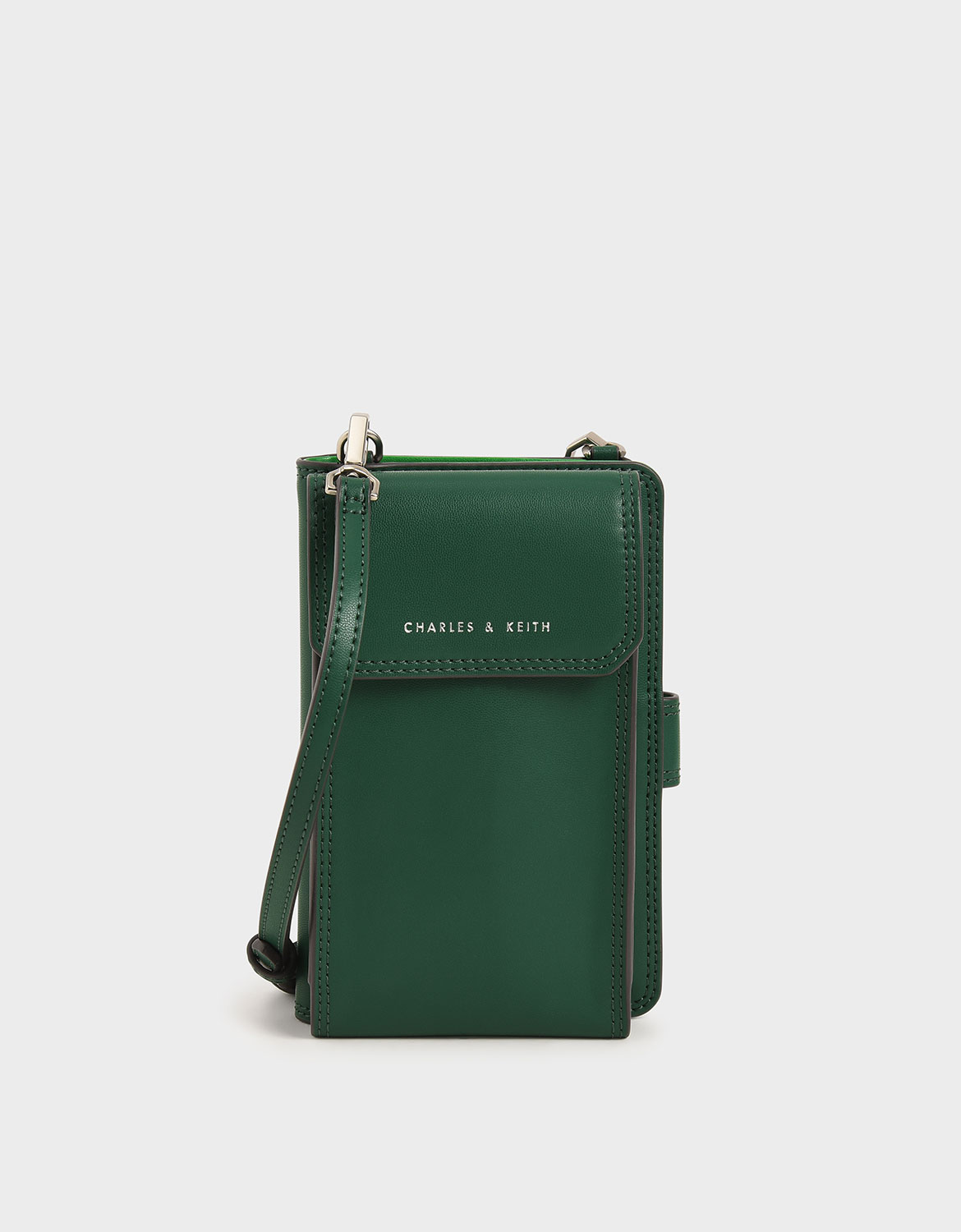 

Elongated Pouch Wallet, Green