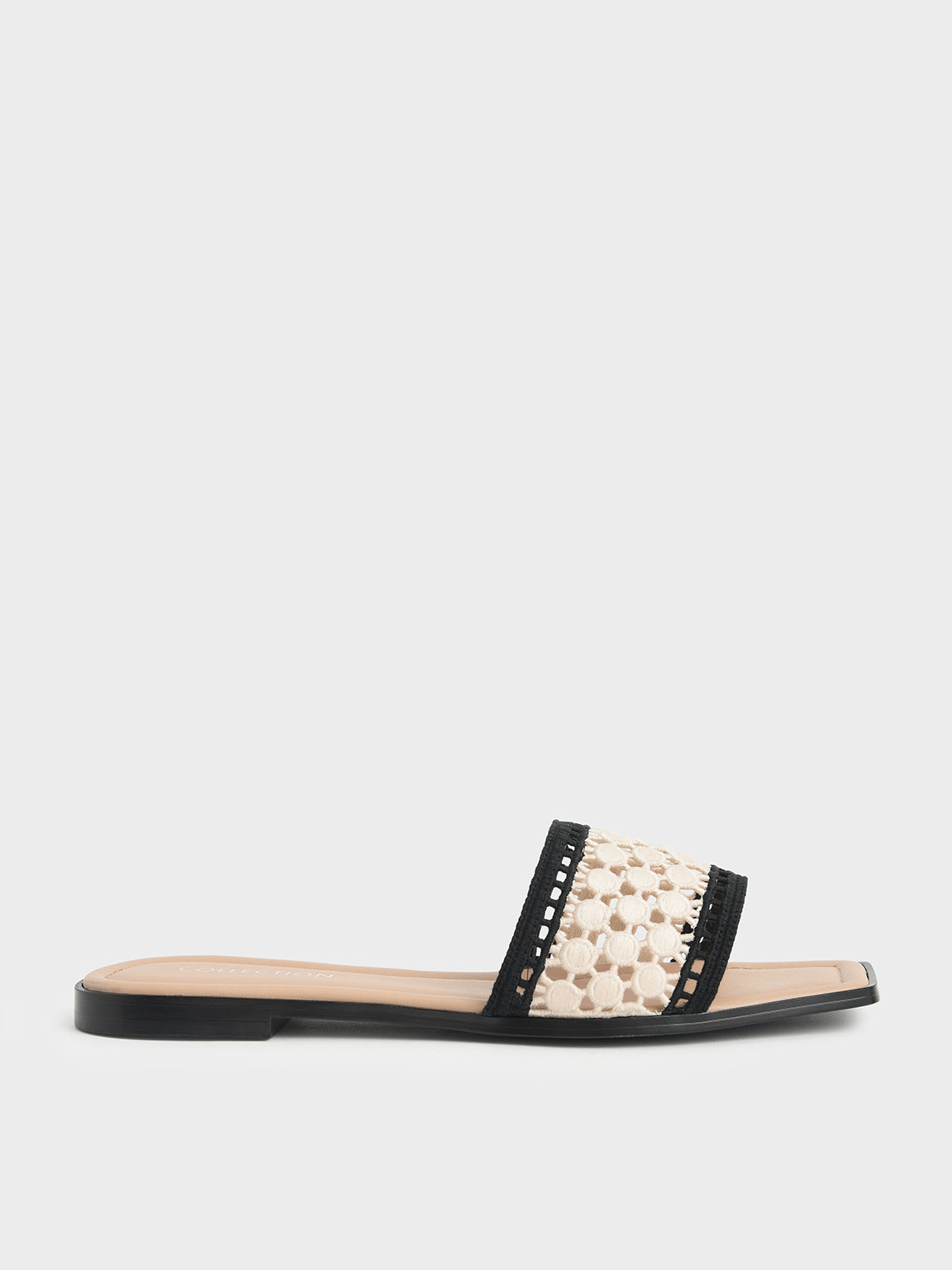 

Asymmetric Toe Crochet Slides