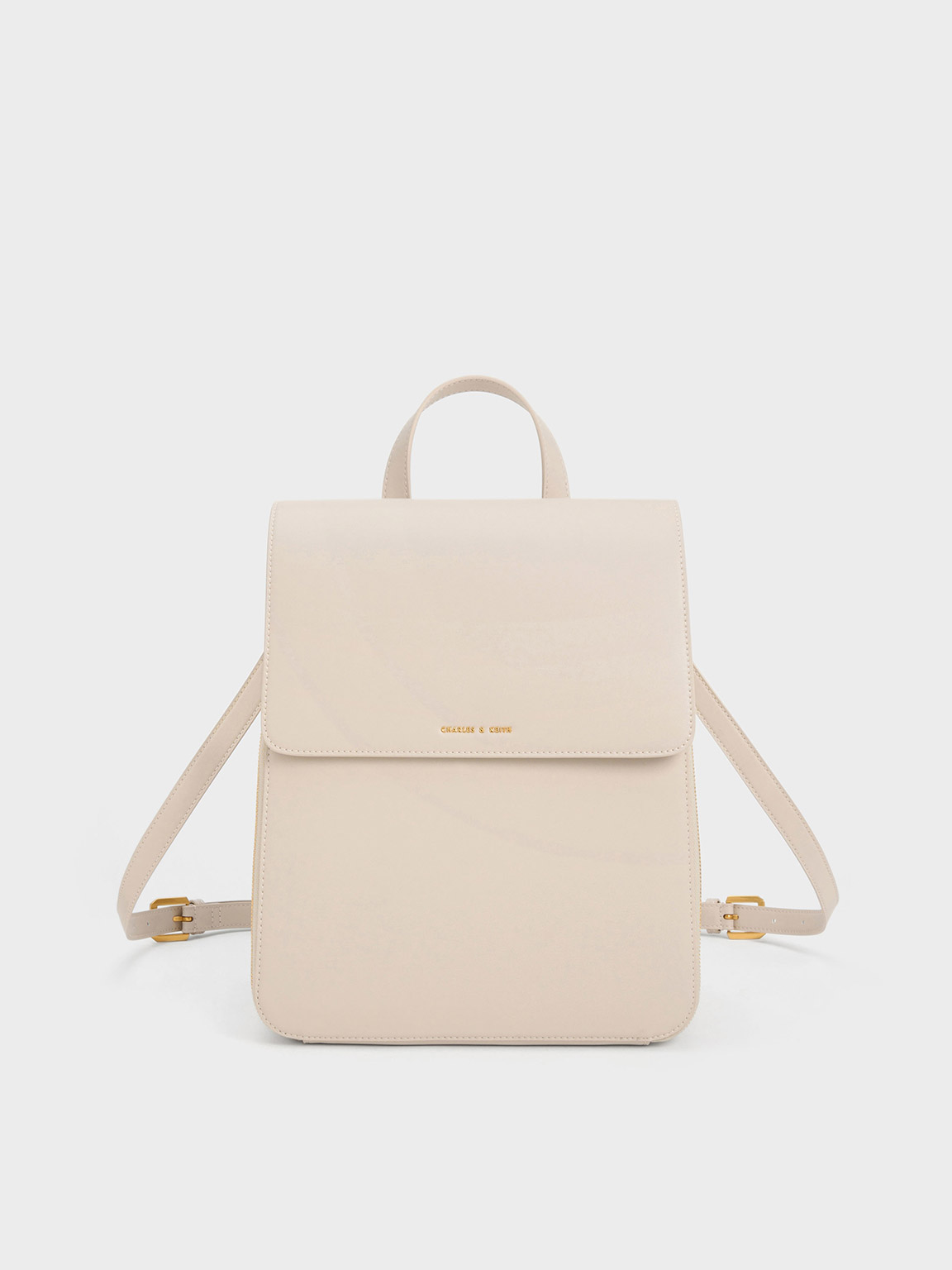 Front Flap Structured Backpack