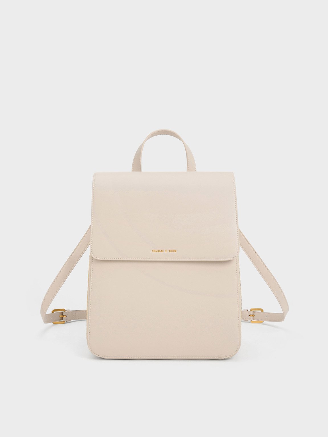 Front Flap Structured Backpack