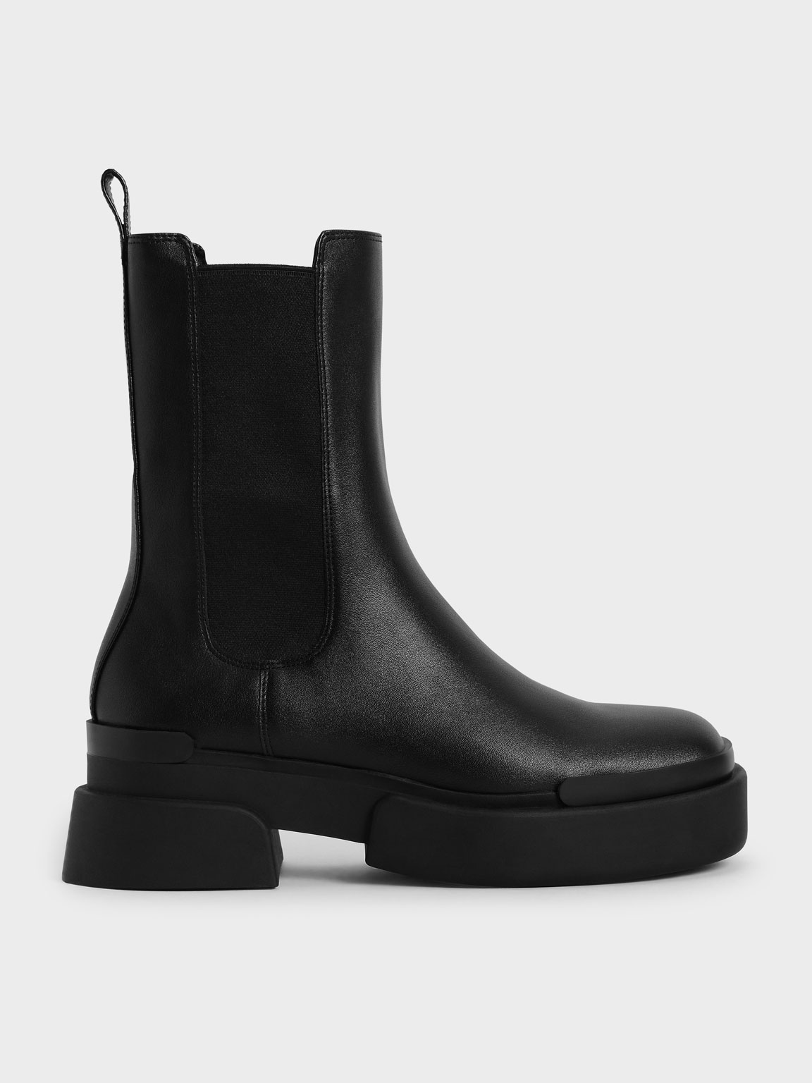 

Platform Chelsea Boots, Black