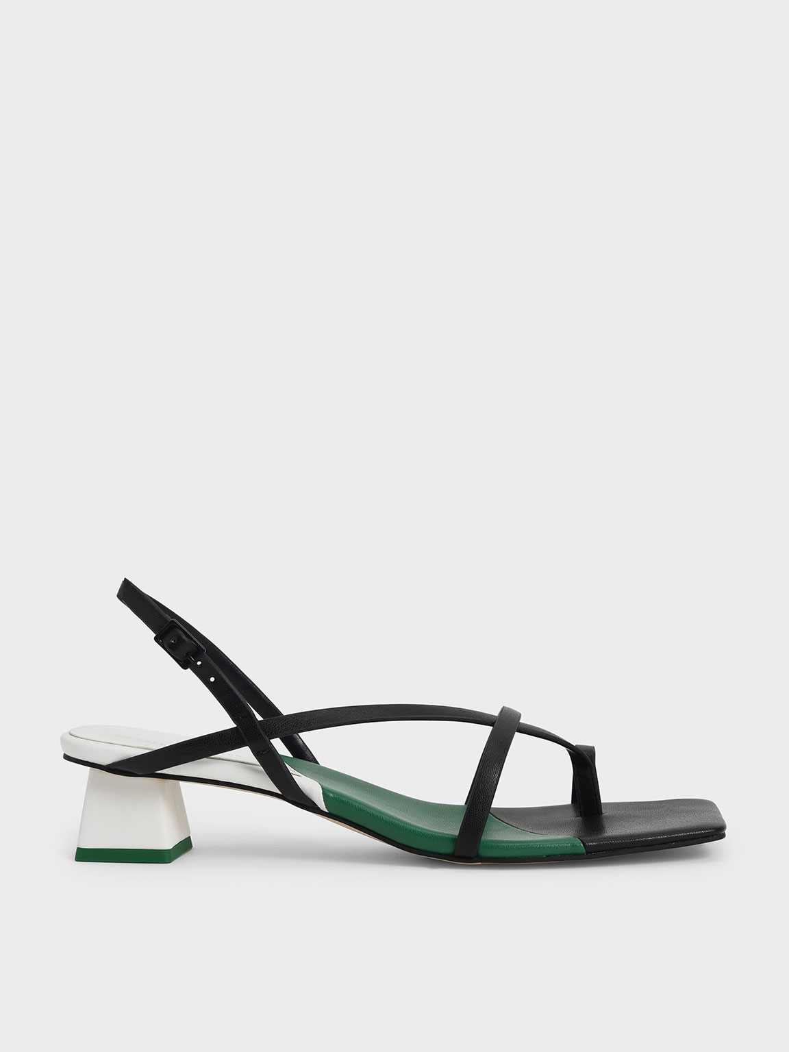 

Strappy Slingback Sandals, Multi