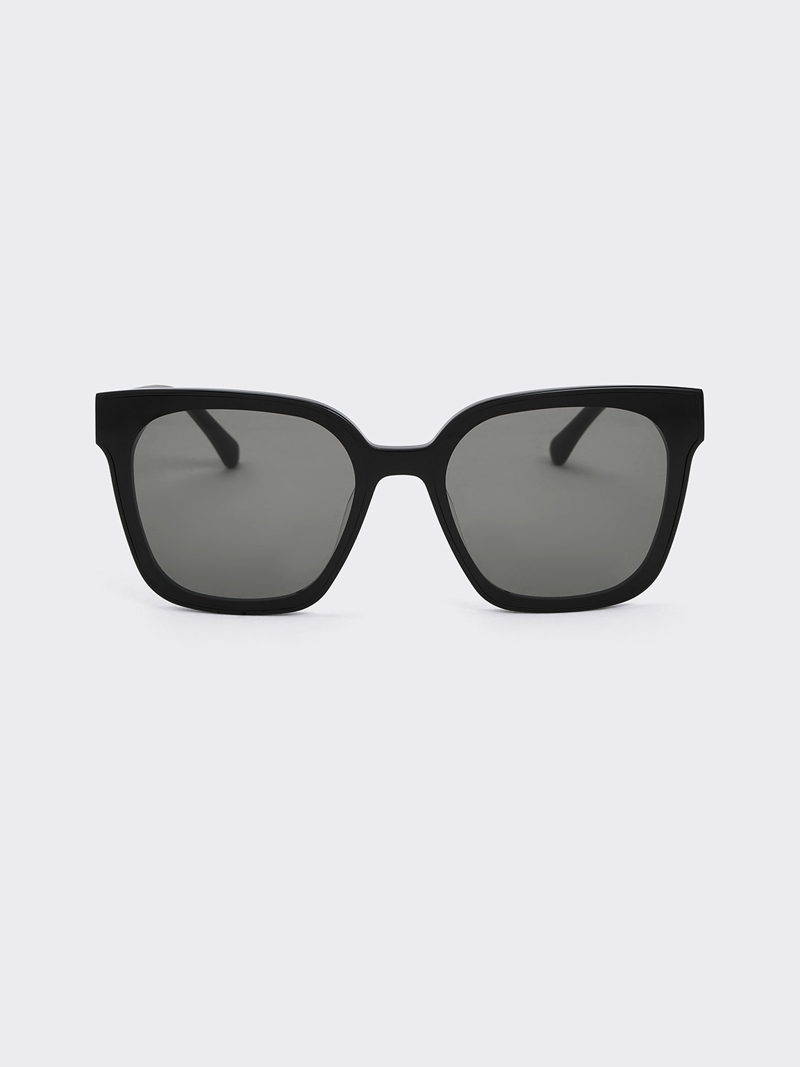 Square Thick-Frame Sunglasses
