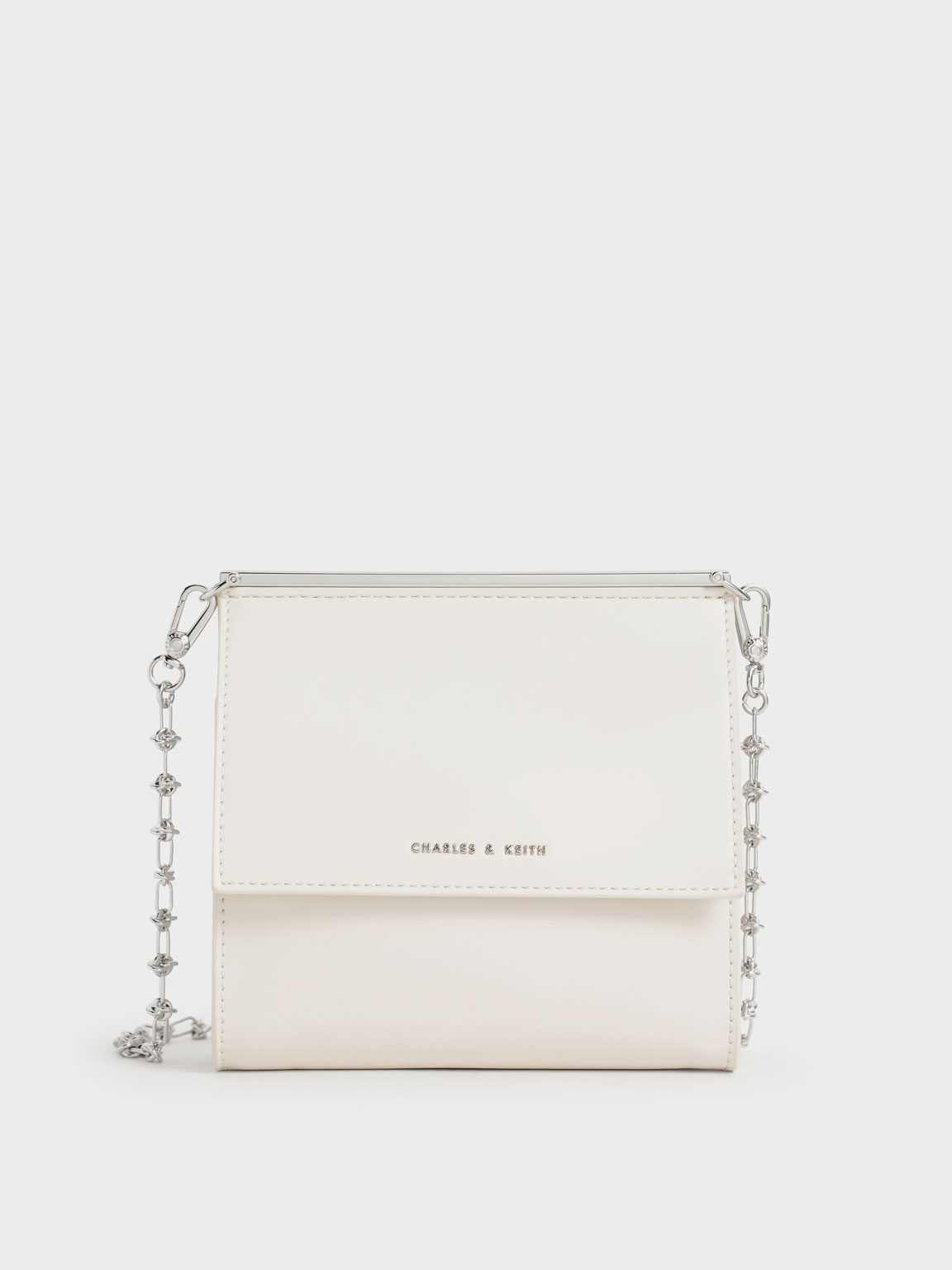 

Front Flap Boxy Bag, Chalk