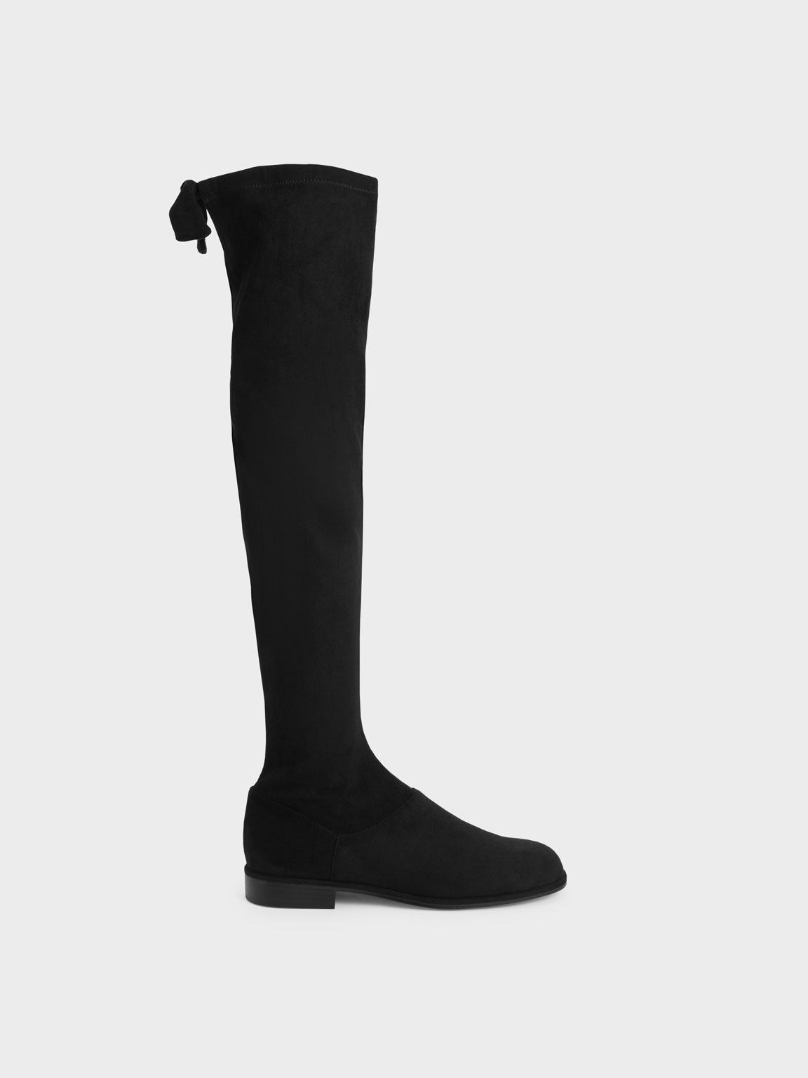 

Textured Thigh-High Boots