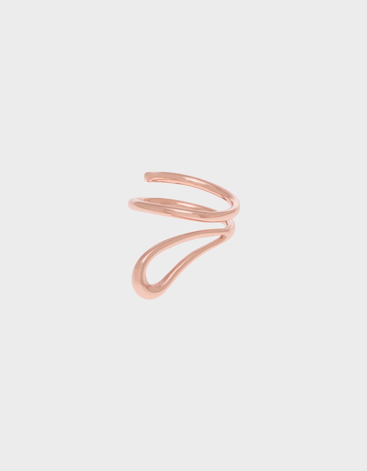 

Sculptural Loop Ring, Rose gold