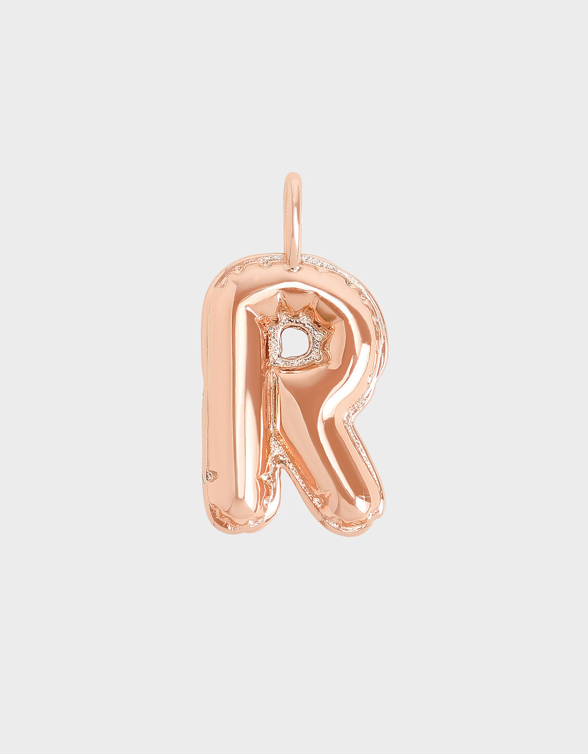 

Alphabet 'R' Charm, Rose gold