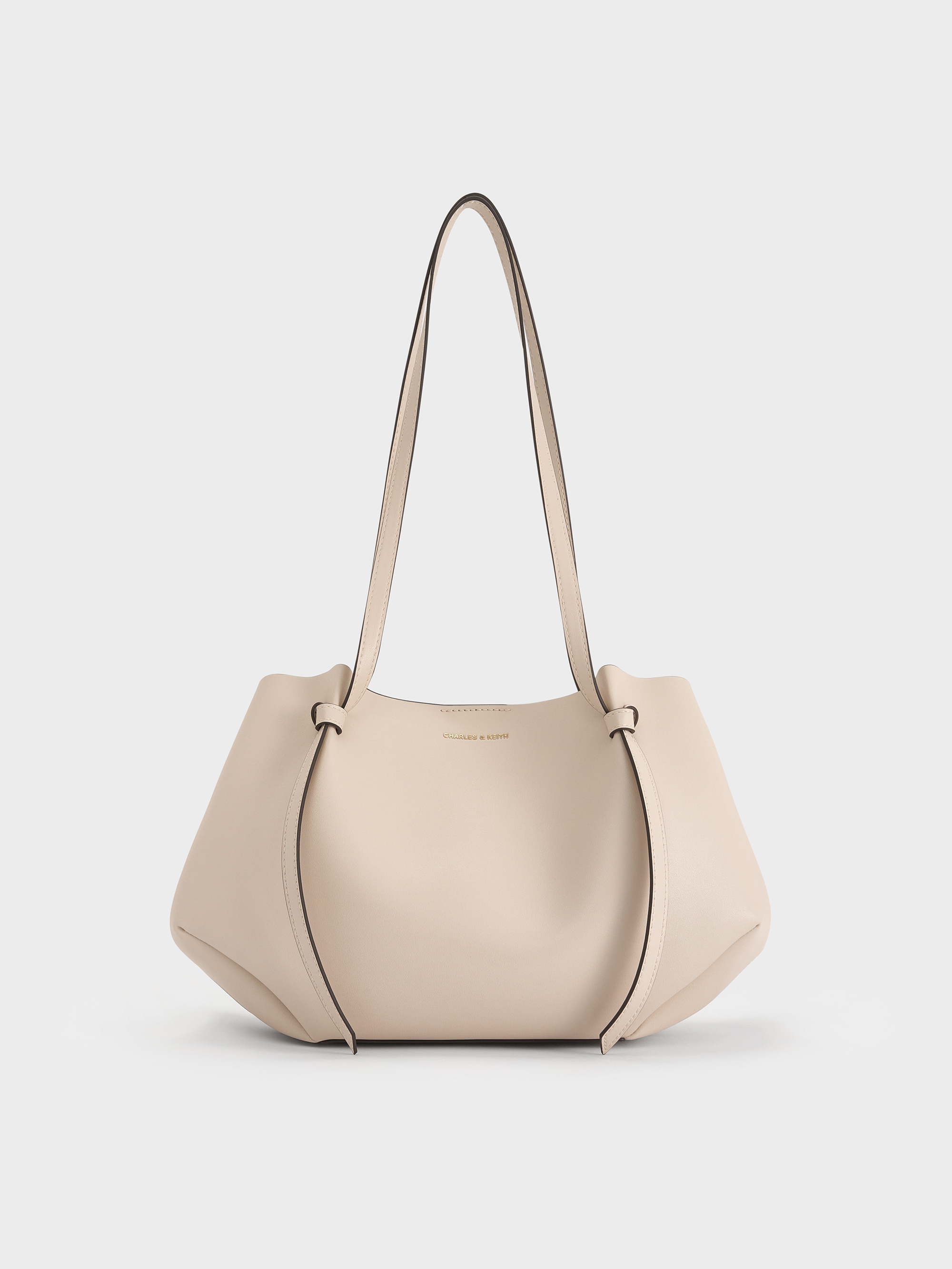 Oat Calla Tote Bag | CHARLES & KEITH UK