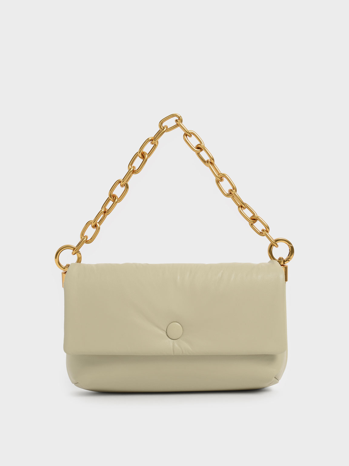 

Zadie Padded Shoulder Bag, Taupe