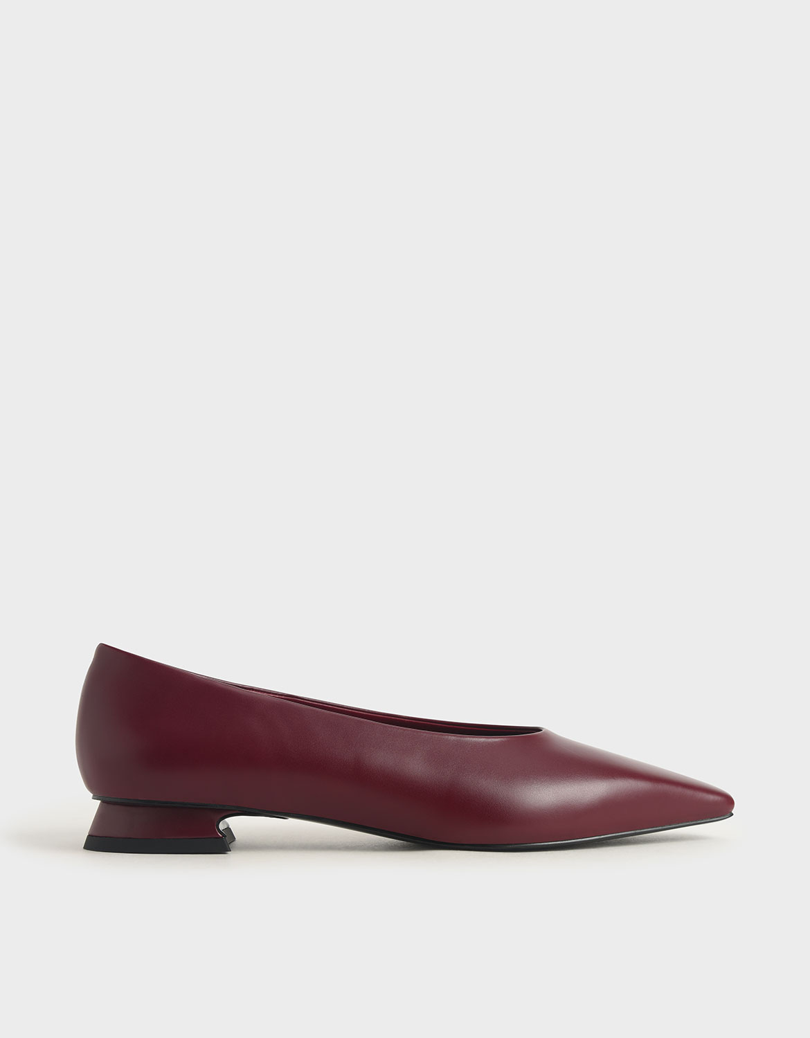 

Classic Ballerina Flats, Burgundy