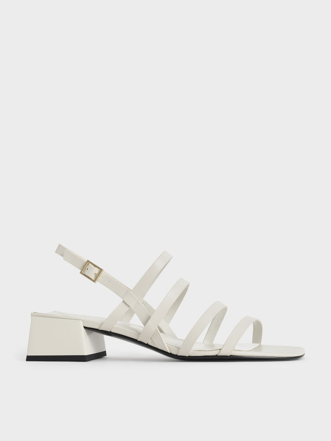 

Strappy Geometric Slingback Sandals