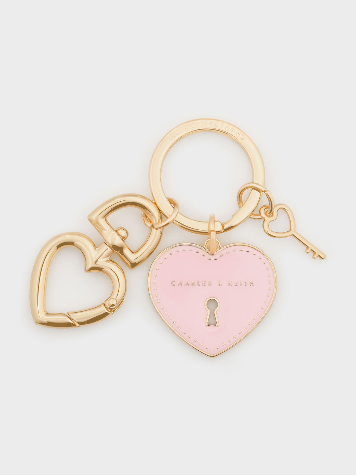 Heart Lock Keychain