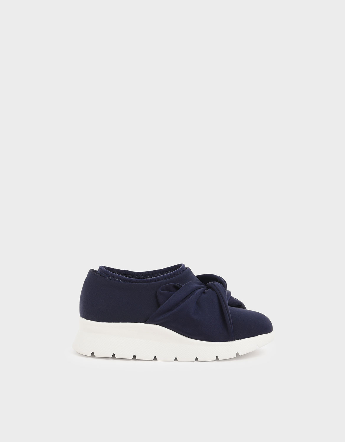 

Girls' Neoprene Slip-On Sneakers, Dark blue