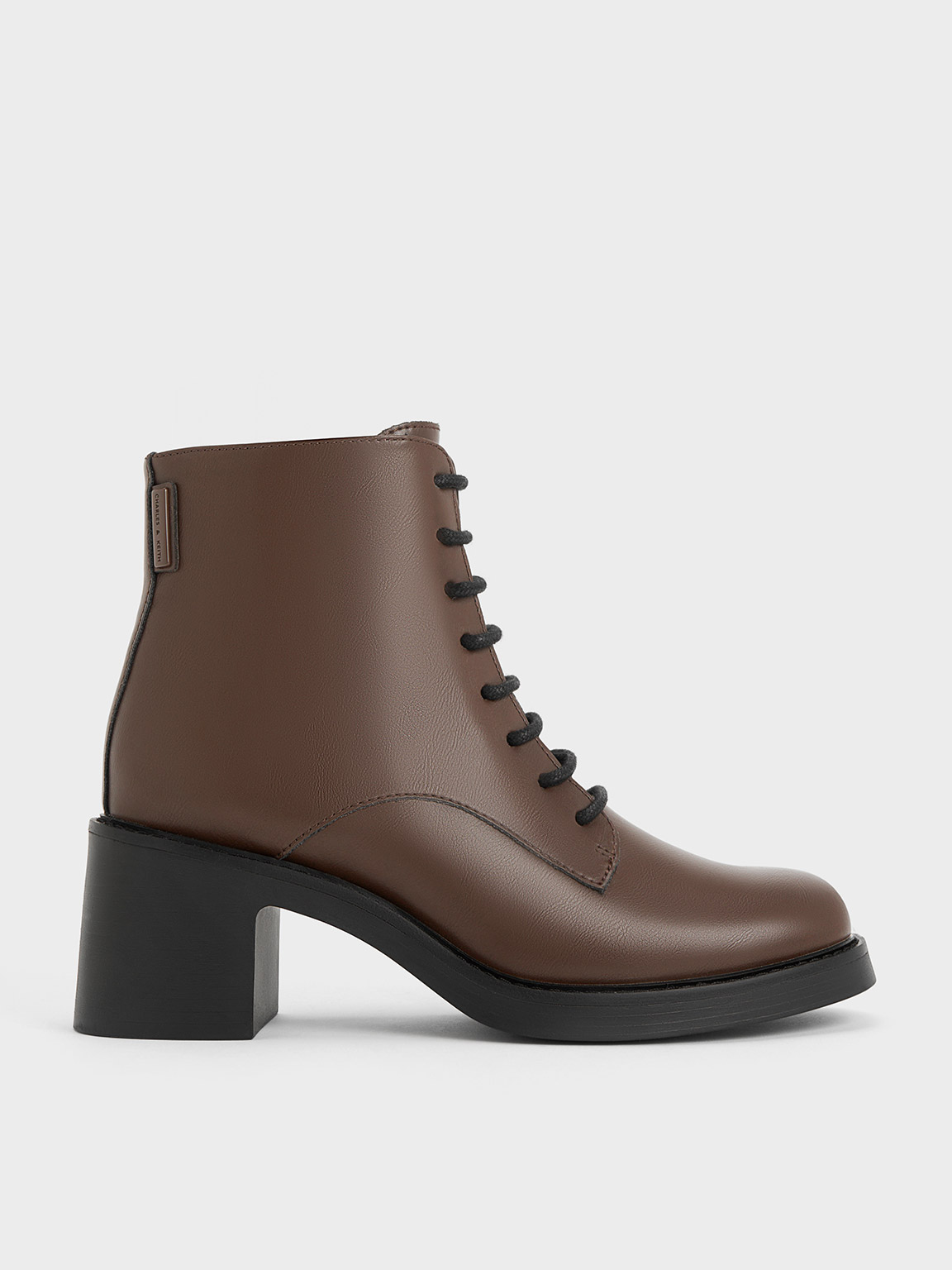 Charles & Keith - Hester Block Heel Ankle Boots Charles & Keith - Hester Block Heel Ankle Boots