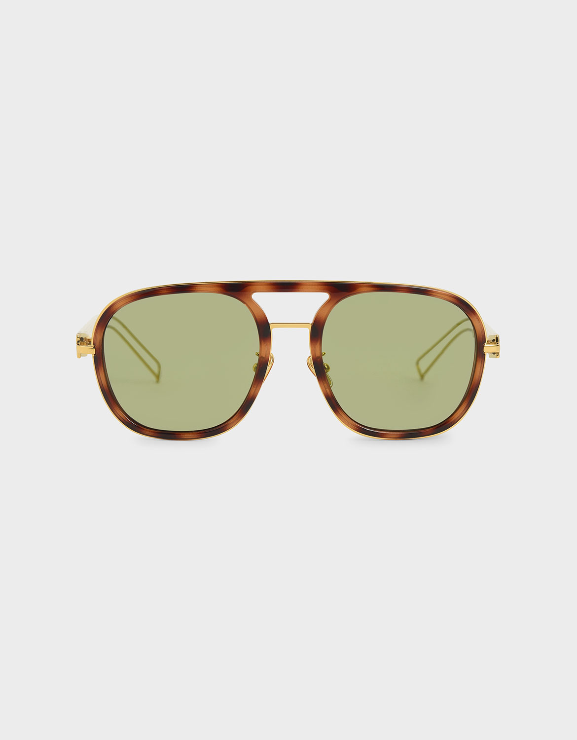 

Double Bridge Tortoiseshell Sunglasses