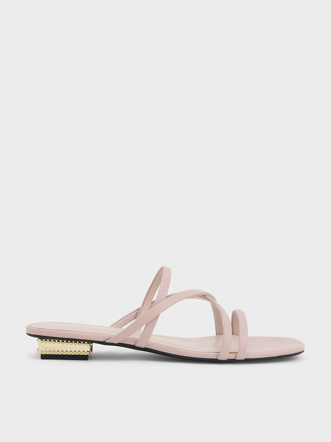 

Strappy Sculptural Heel Sandals