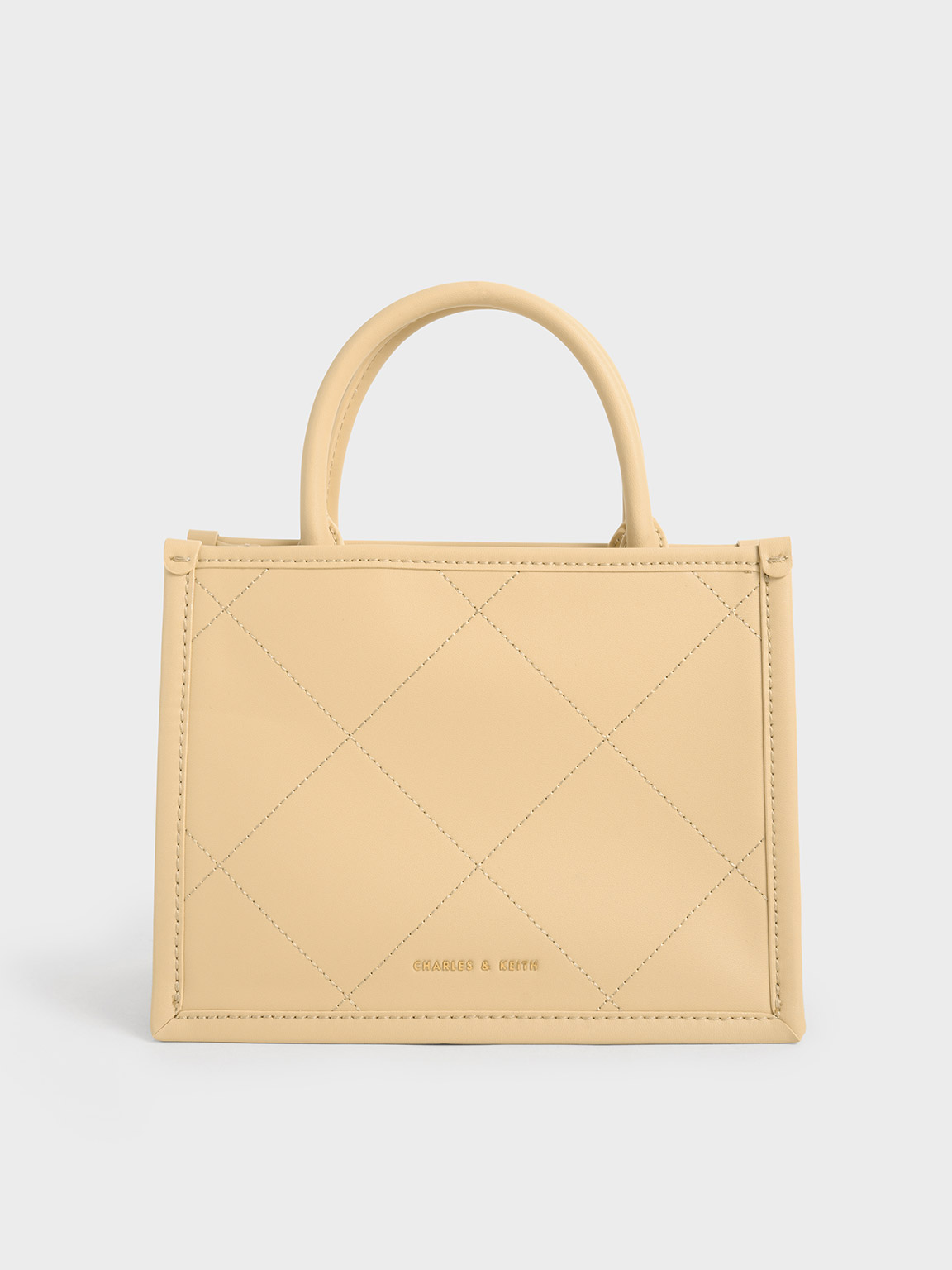 Celia Quilted Double Handle Tote Bag