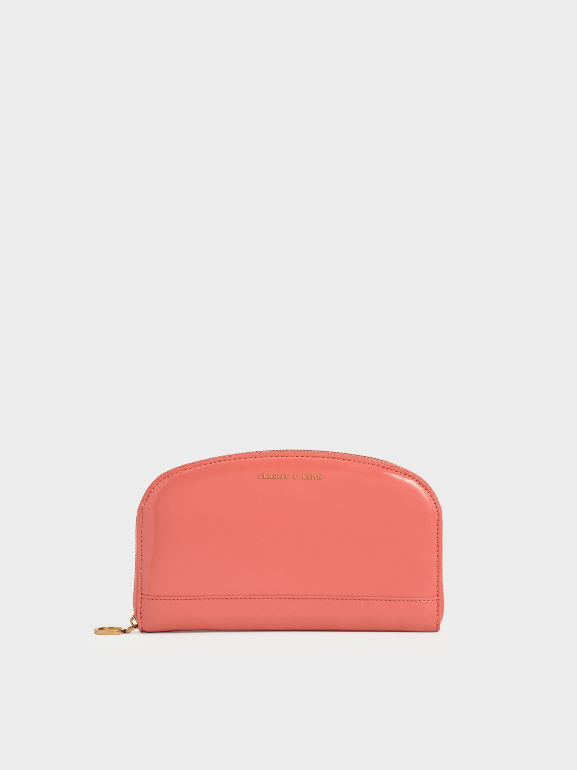 

Curved Mini Long Wallet, Orange