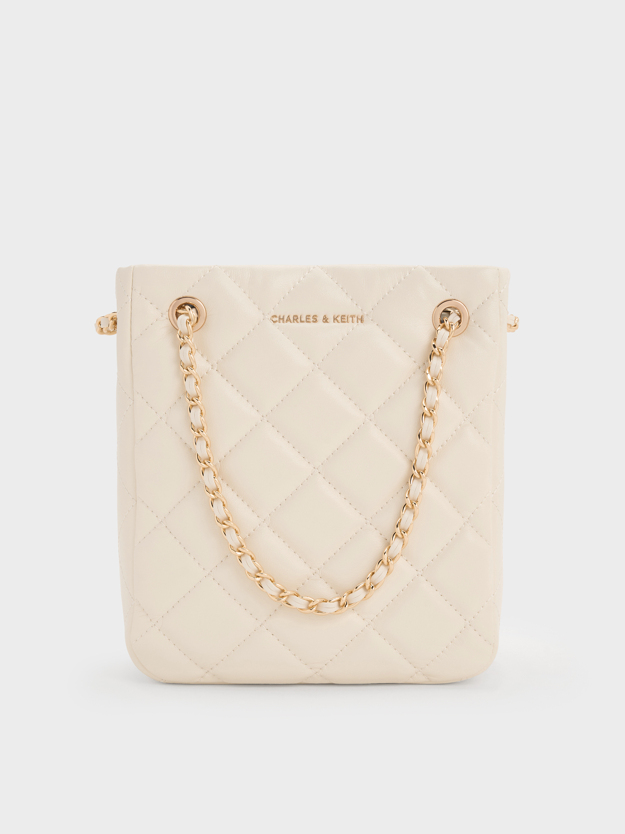 Charles & Keith - Alva Quilted Braided-strap Shoulder Bag