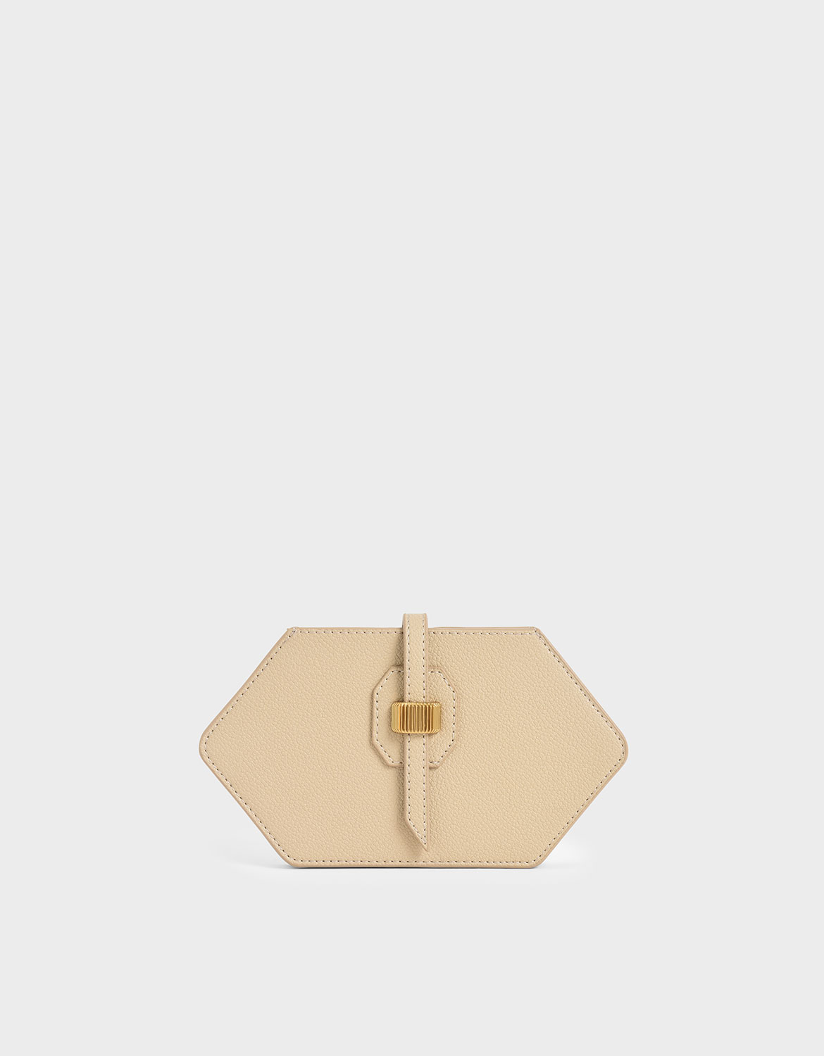 

Hexagon Card Holder, Ivory