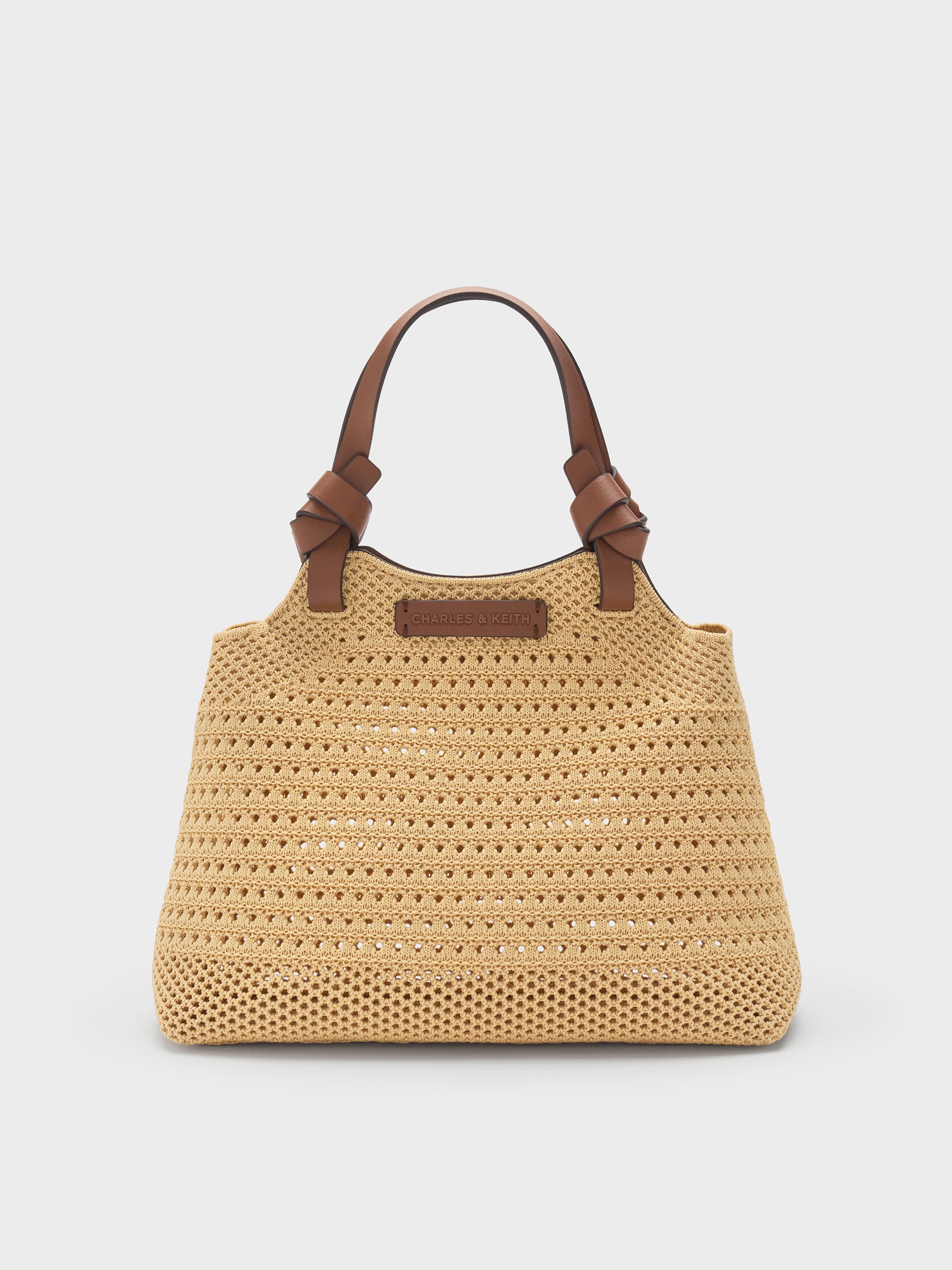 Charles & Keith - Mini Ida Knitted Tote Bag