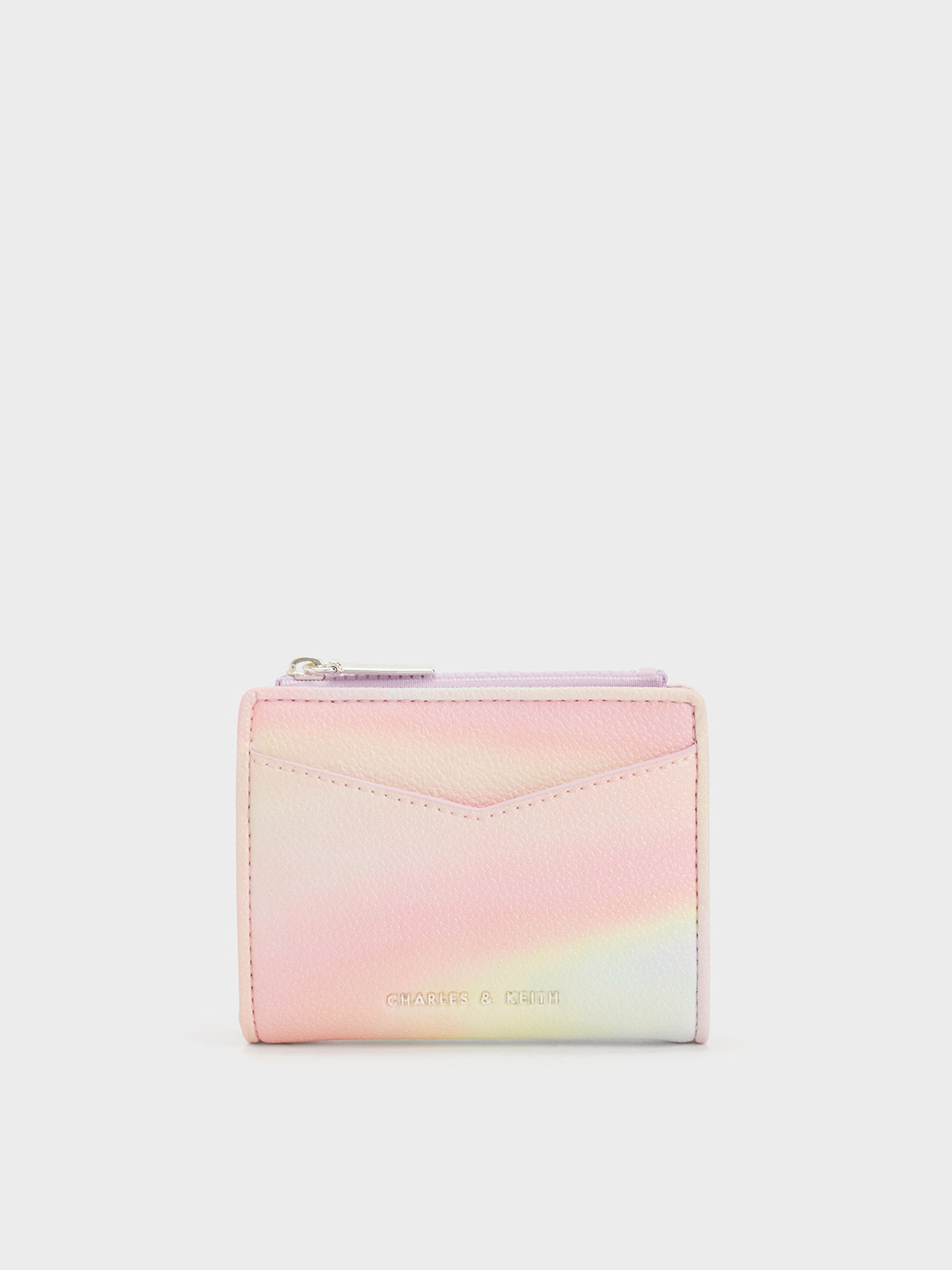 CHARLES & KEITH CAYCE HOLOGRAPHIC SHORT WALLET