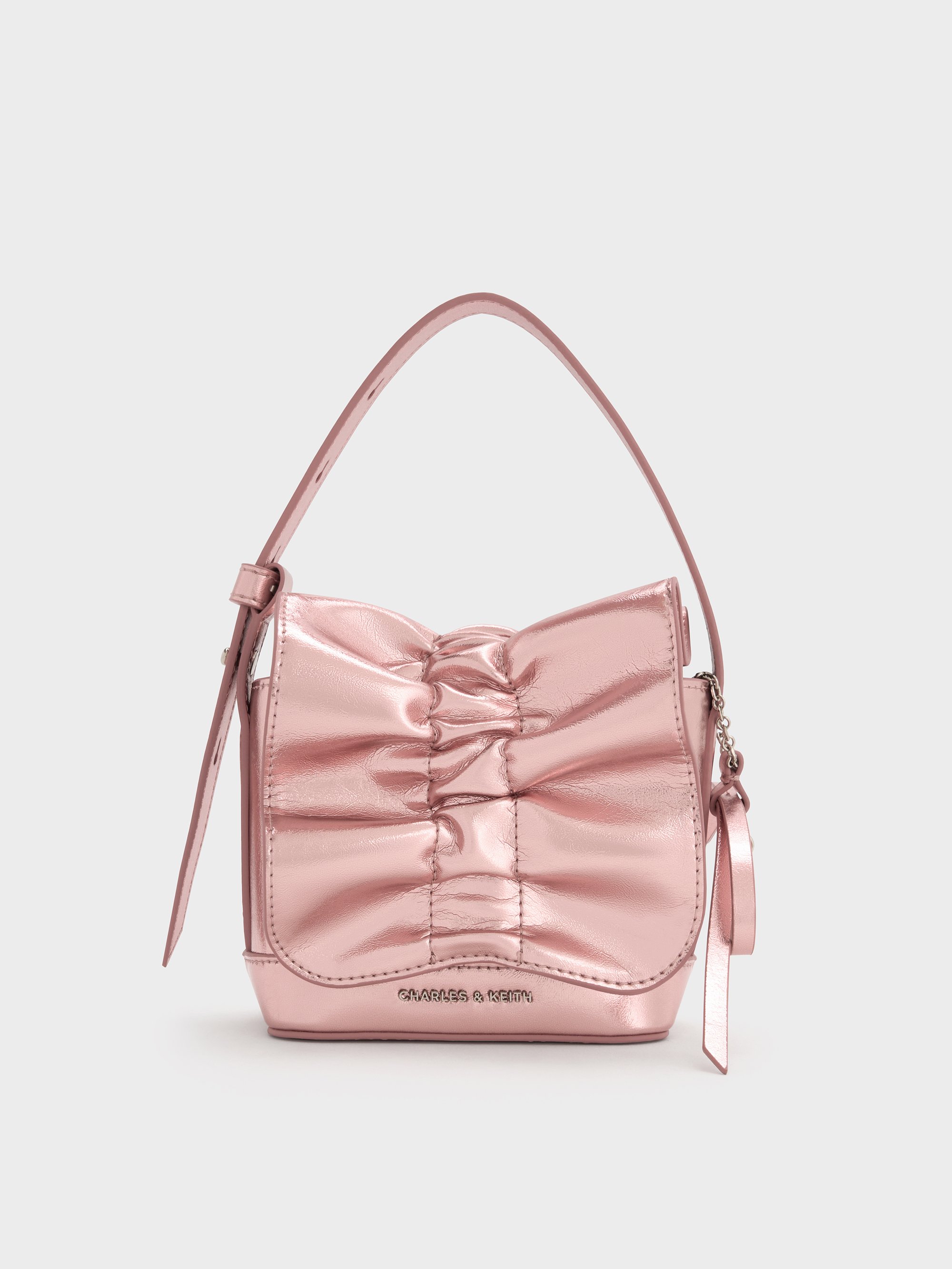 Charles & Keith - Kadee Ruched Mini Bag