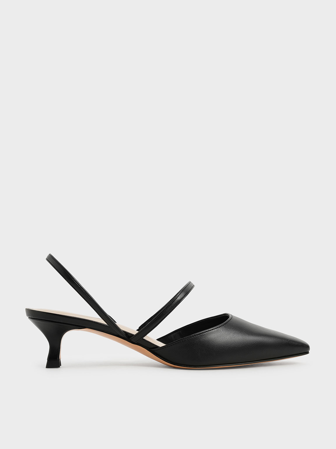 

Kitten Heel Slingback Pumps