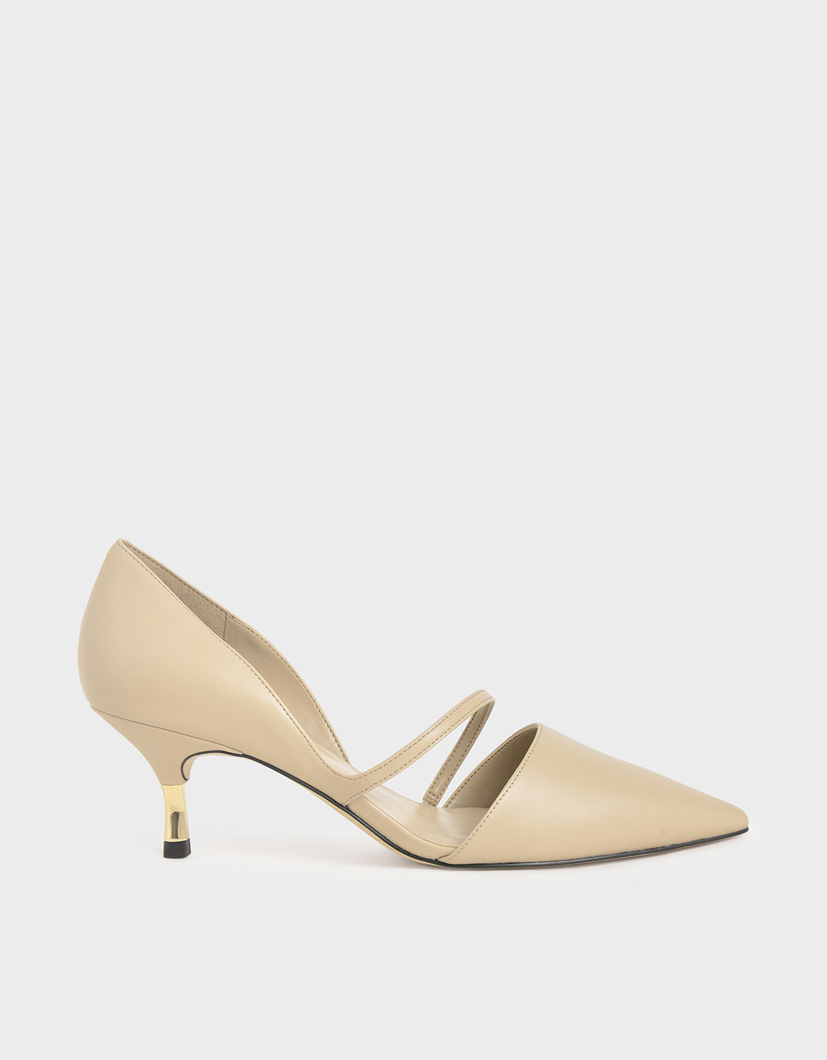 

Asymmetric Strap D'Orsay Pumps