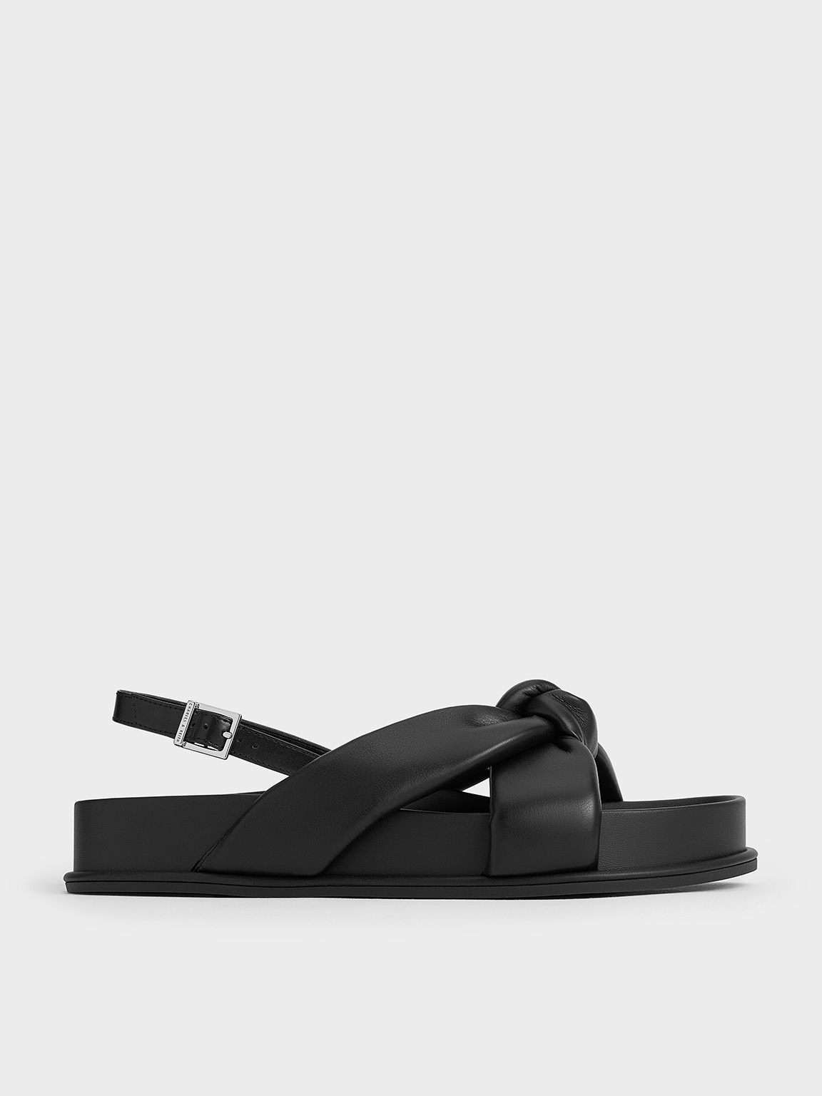 Charles & Keith - Rosetta Knotted Puffy Sandals Charles & Keith - Rosetta Knotted Puffy Sandals
