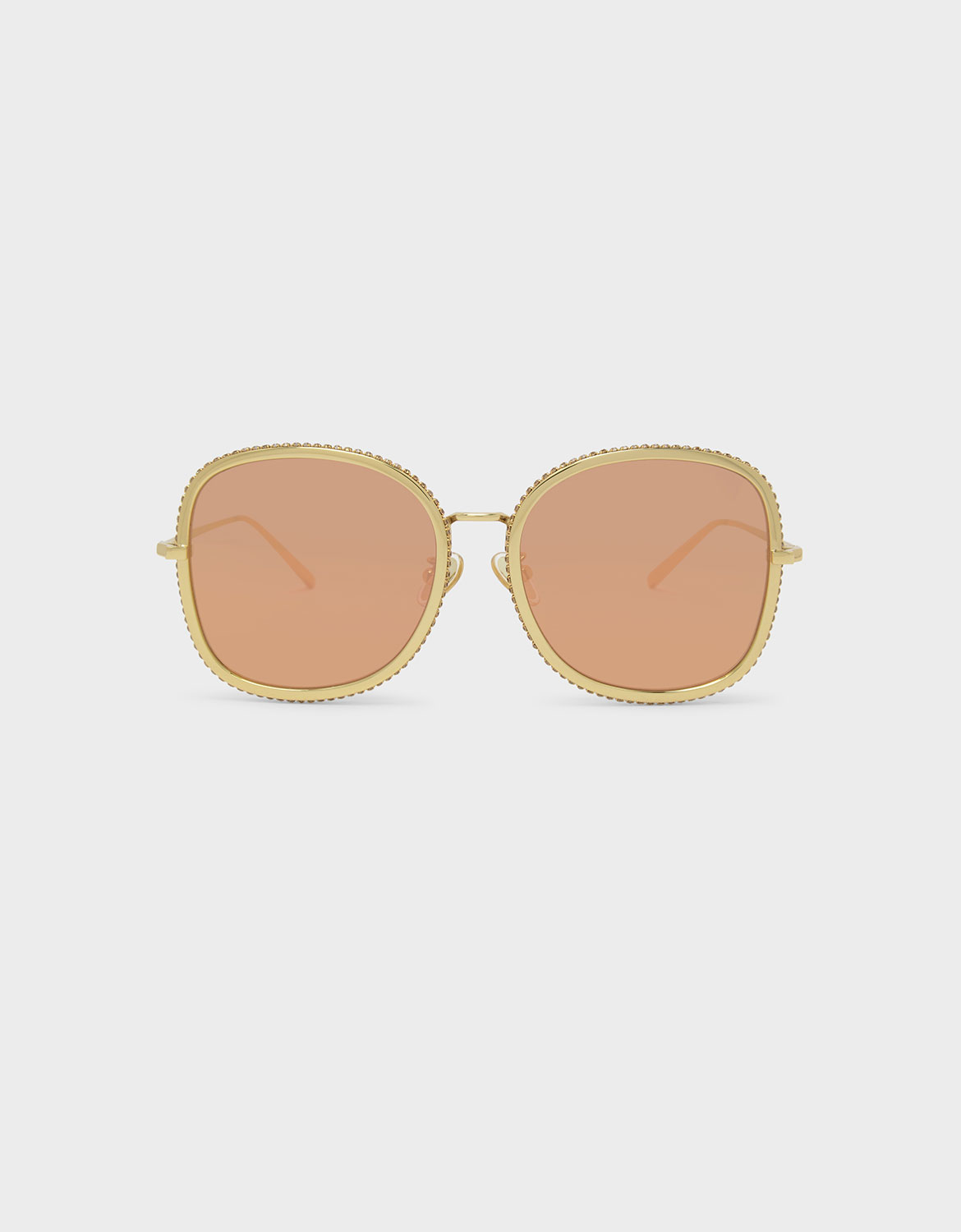 

Embellished Sunglasses, Gold
