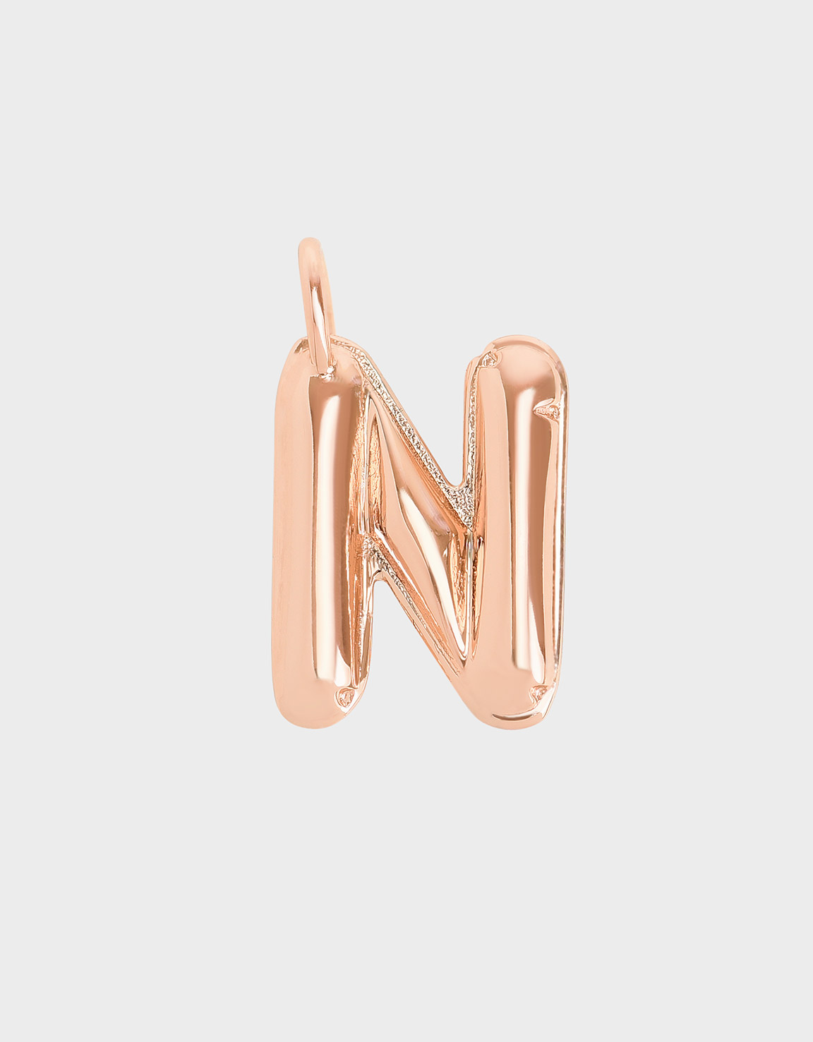 

Alphabet 'N' Charm, Rose gold