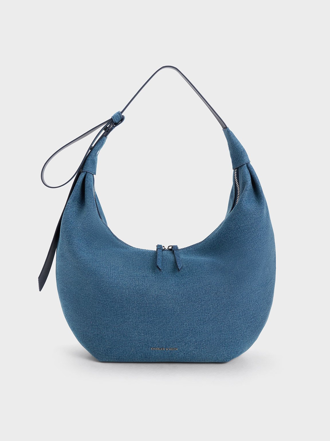 Charles and keith outlet suede bag