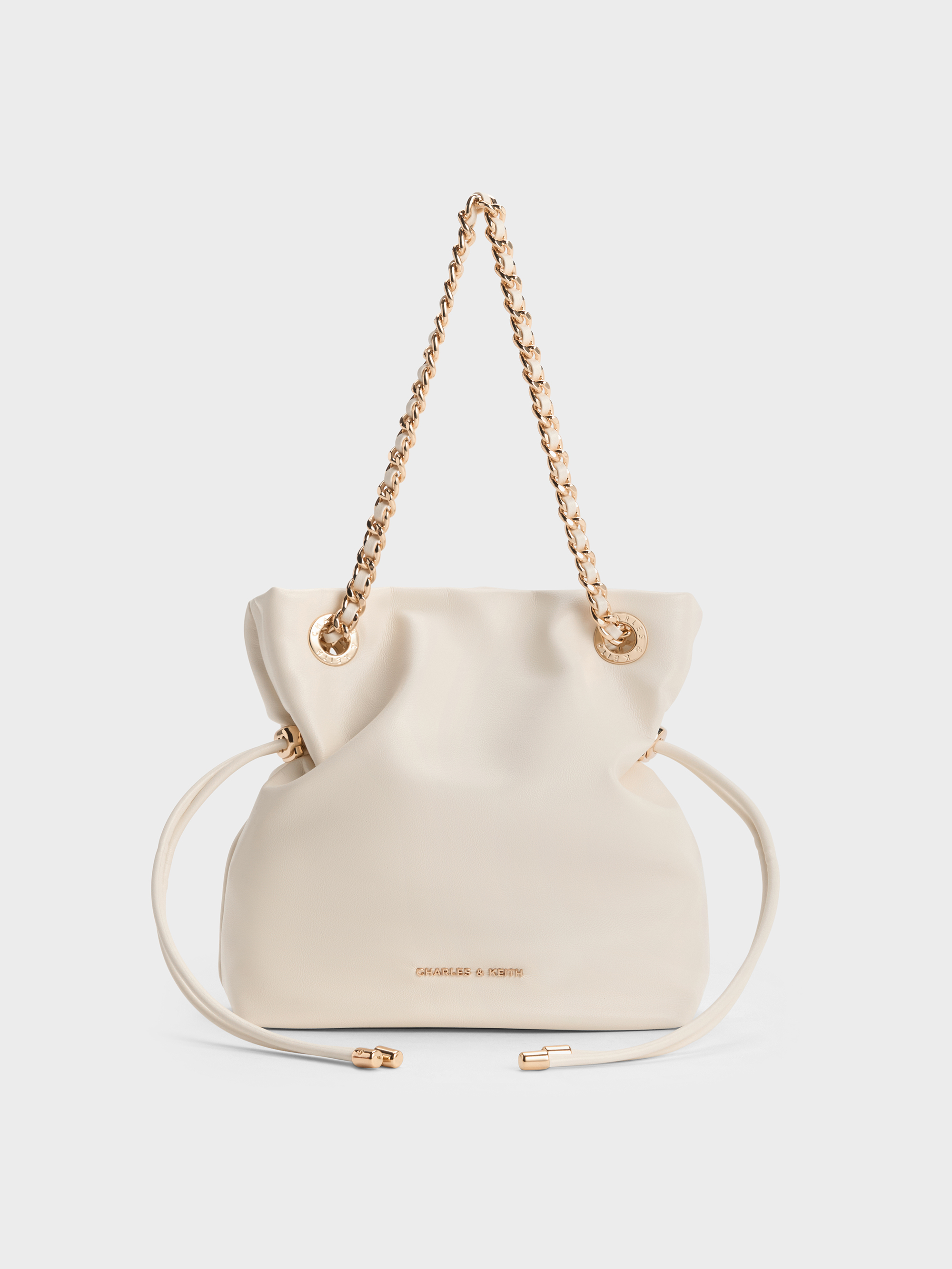 Charles & Keith - Arya Braided-Chain Crossbody Bag