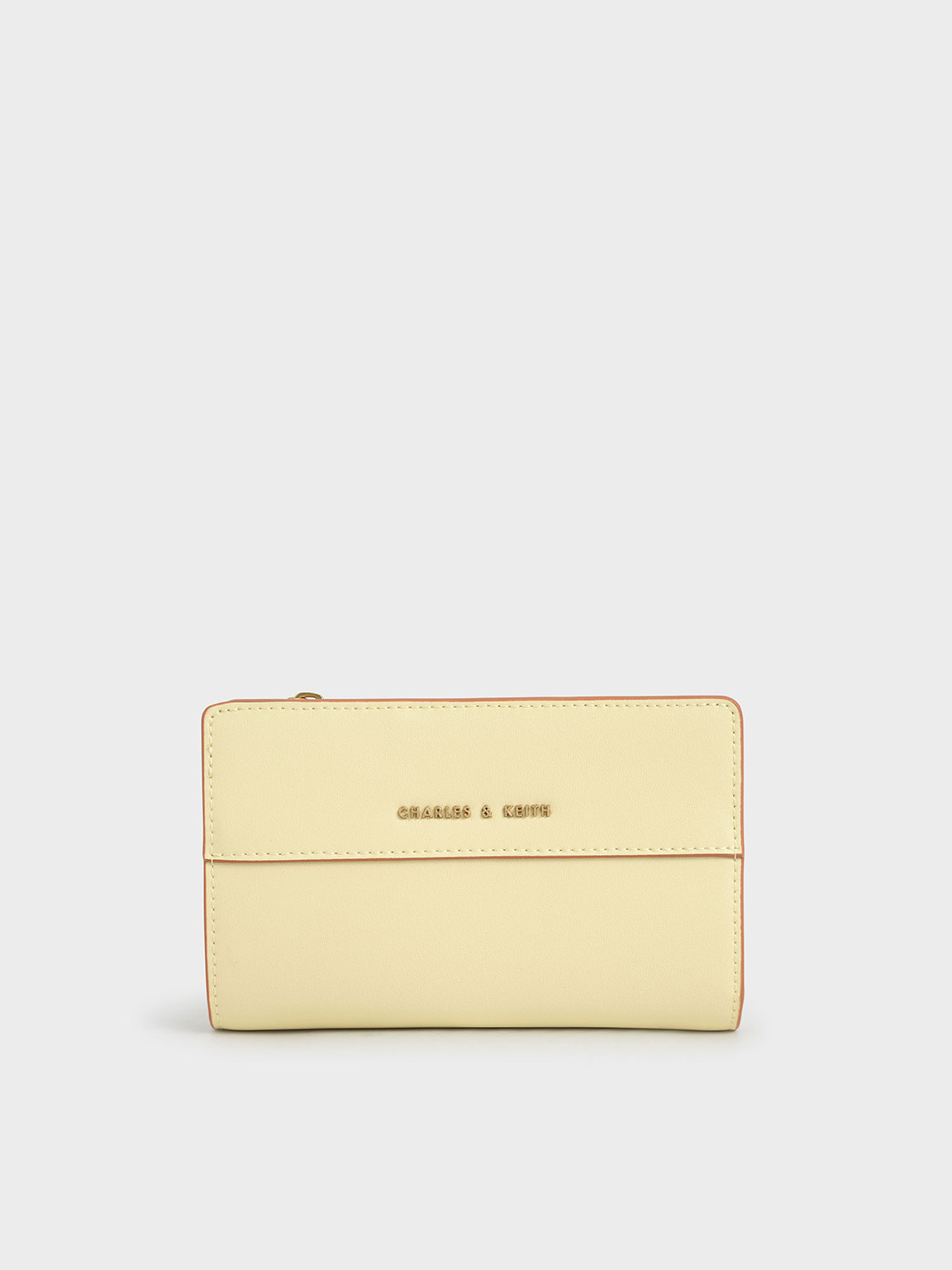 

Snap Button Small Wallet, Butter