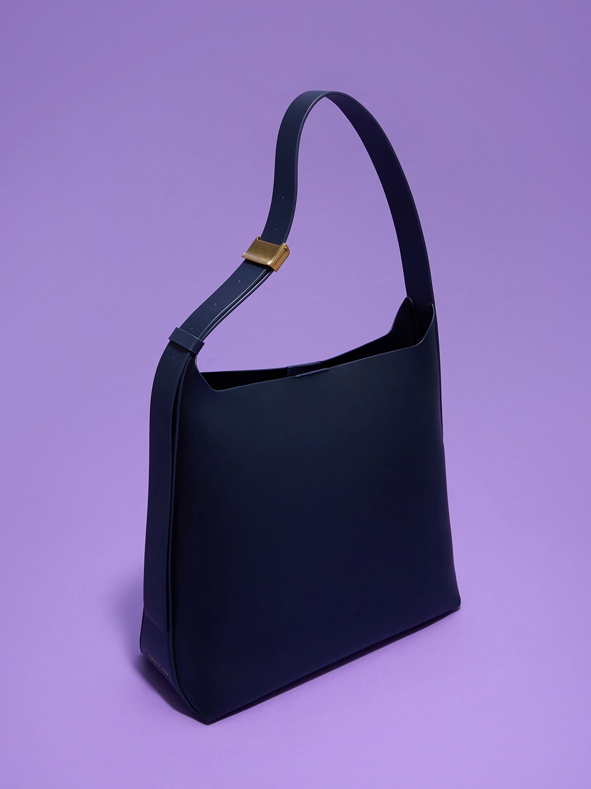 Charles Keith Edna Tote Bag In Navy ModeSens