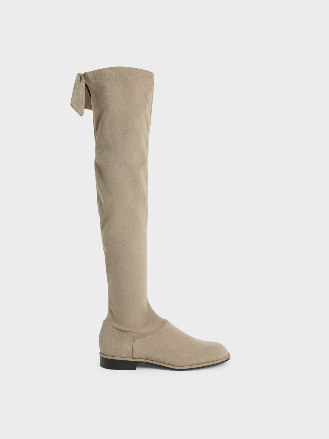 

Textured Thigh-High Boots