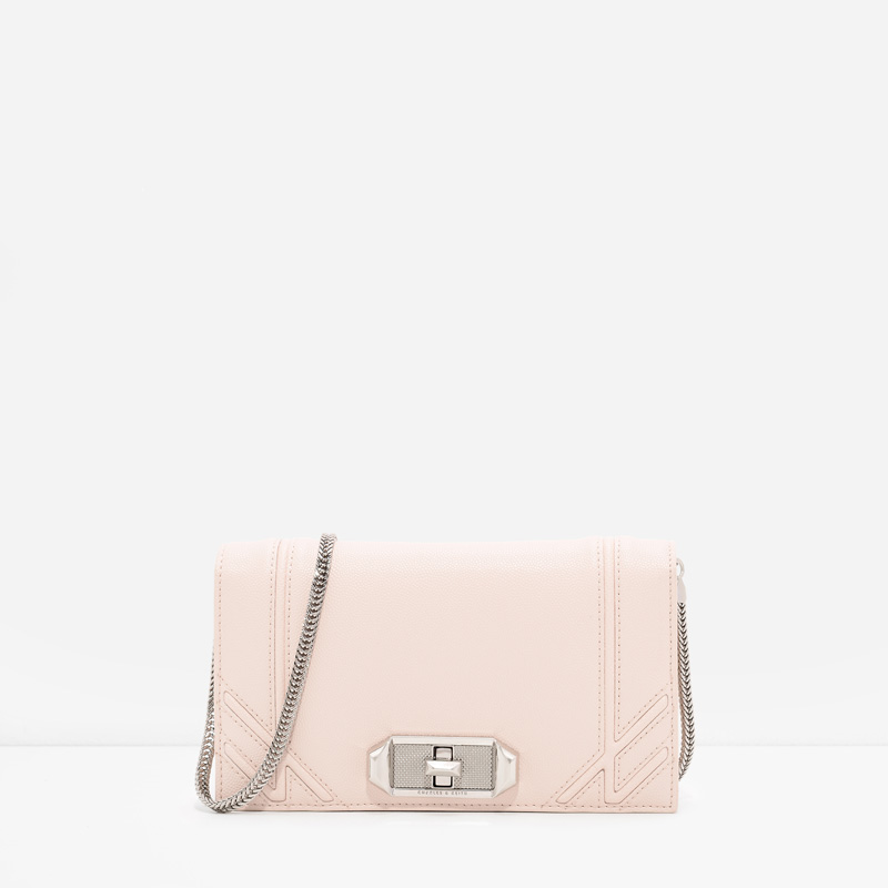

Turn-Lock Wallet, Light pink