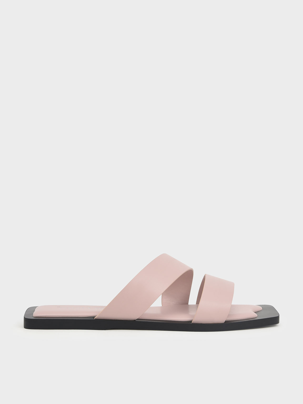 

Asymmetric Strappy Slide Sandals