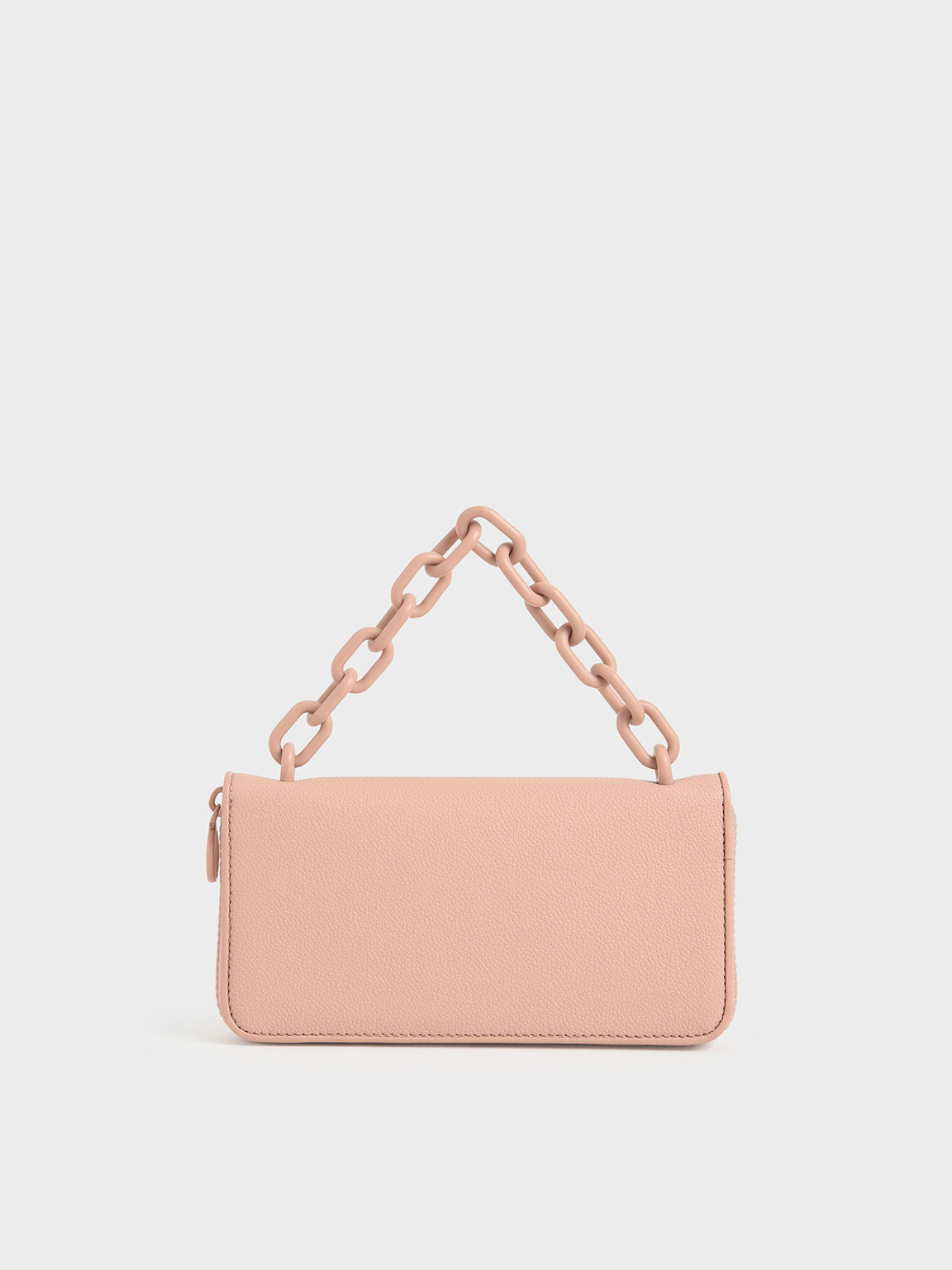 

Chain Link Long Wallet, Blush