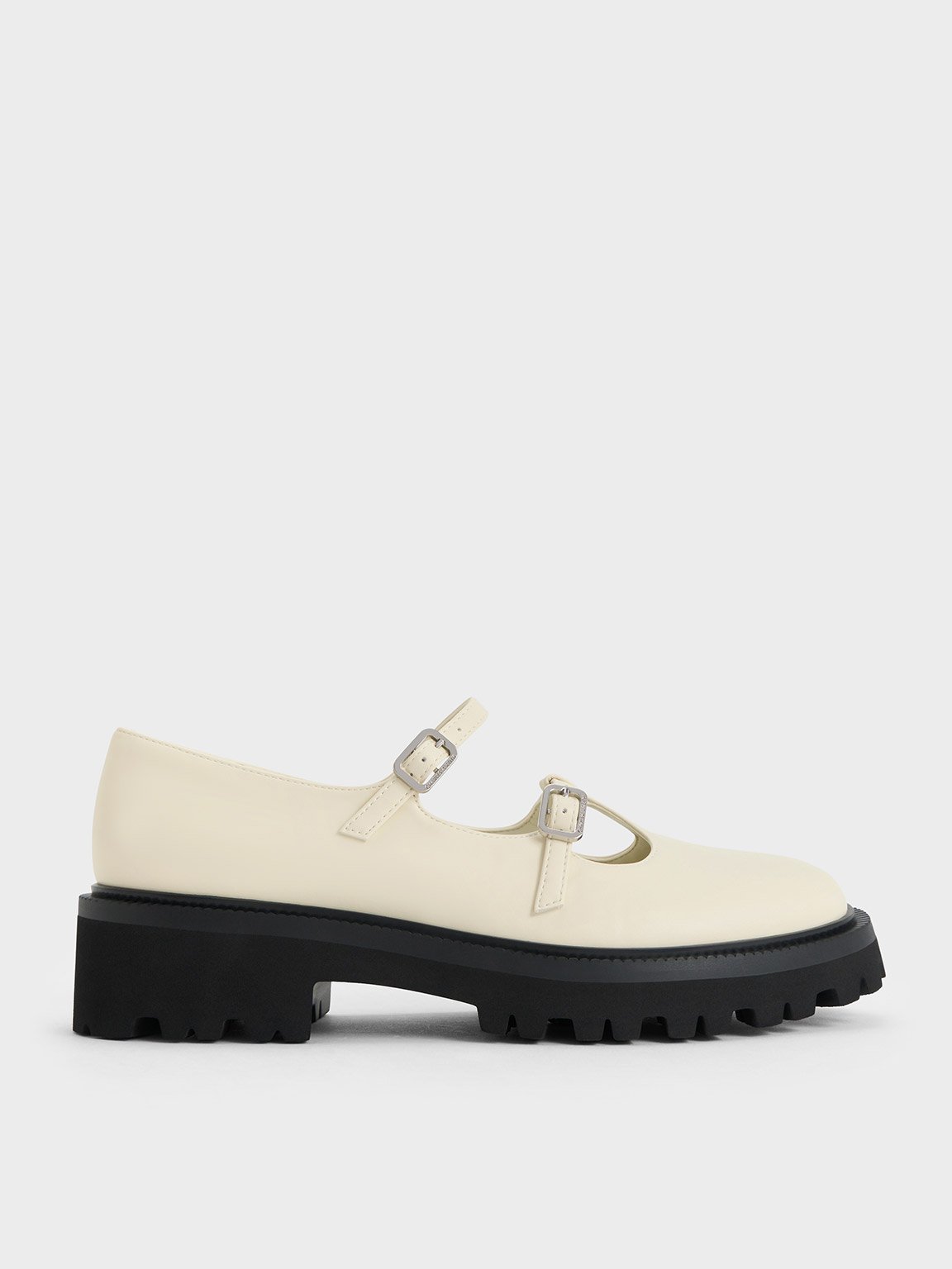 Double-Strap T-Bar Chunky Mary Janes