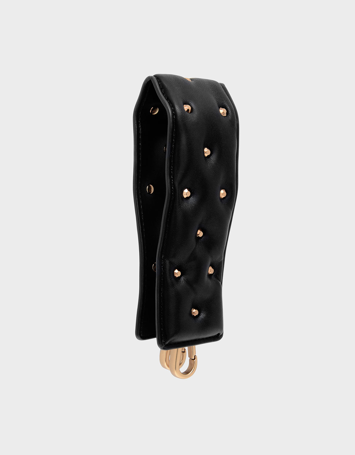 

Embellished Wide Mini Strap, Black