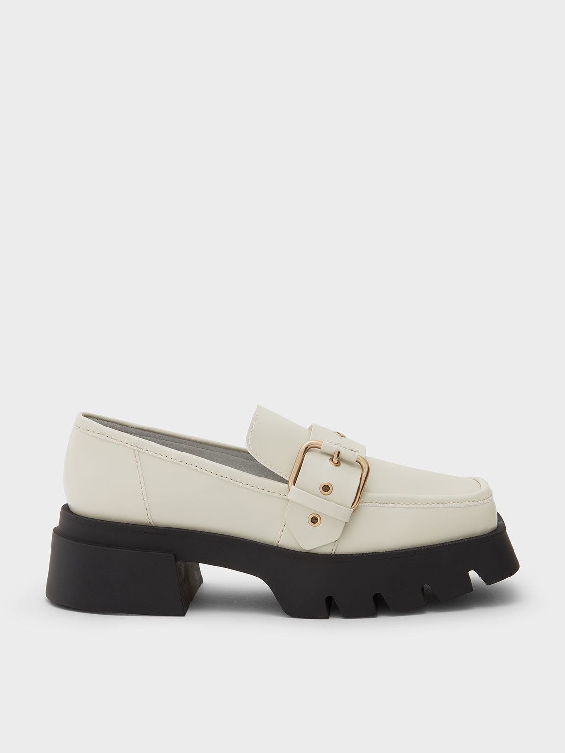 

Fay Buckled Chunky Penny Loafers