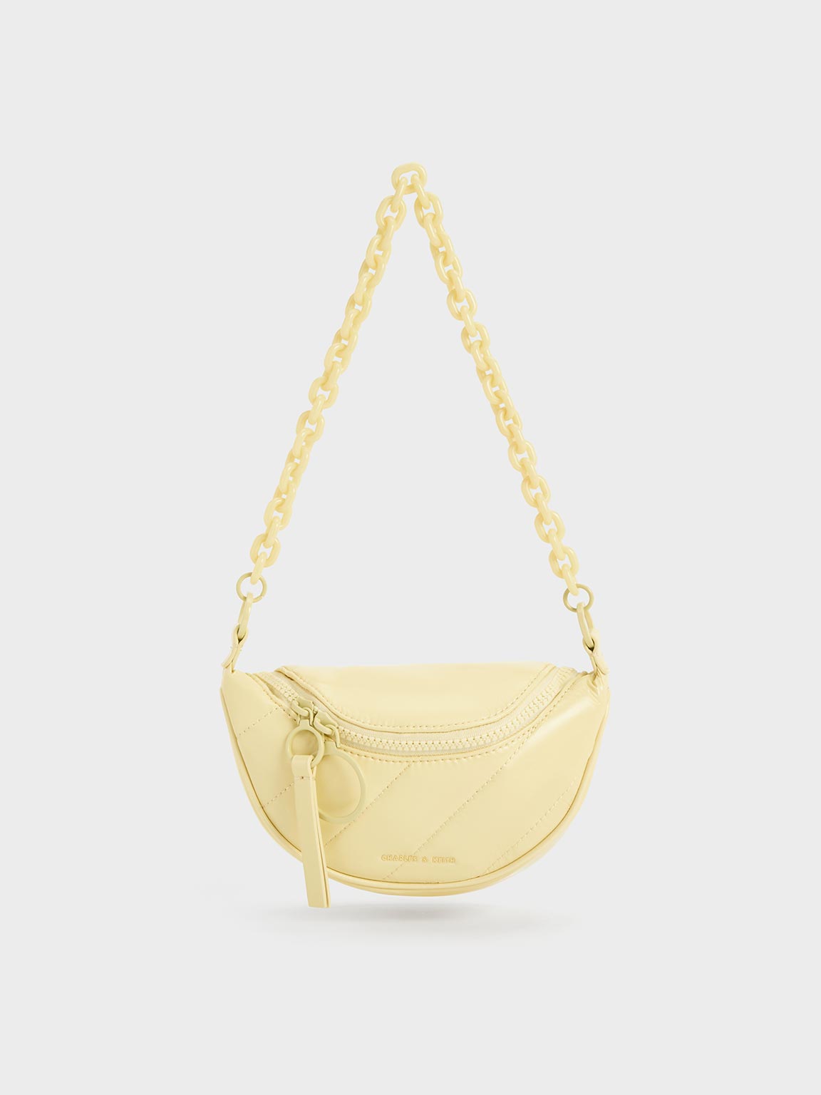 Butter Philomena Glow-In-The-Dark Saddle Bag - CHARLES & KEITH UK