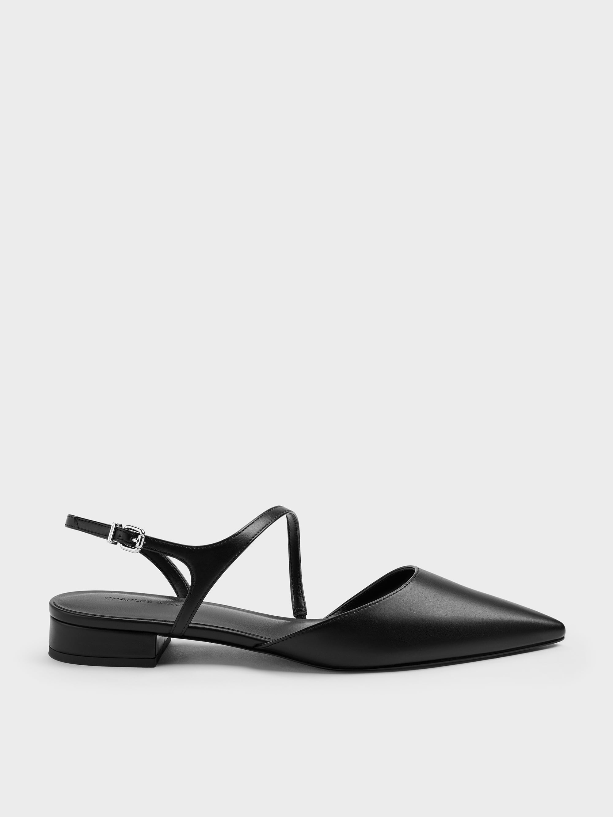 Charles & Keith - Cordelia Pointed Slingback Flats