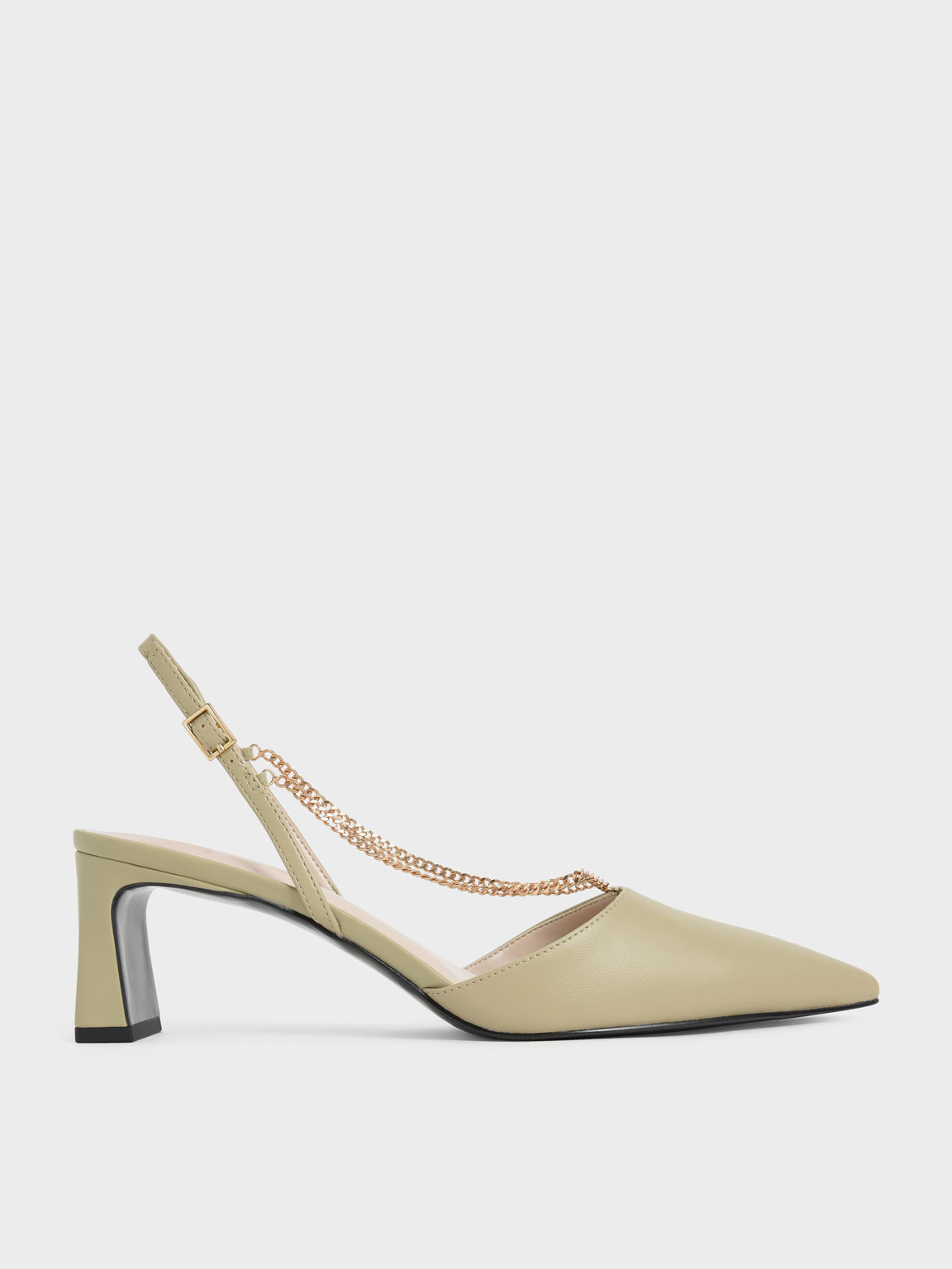 

Chain Strap Pumps