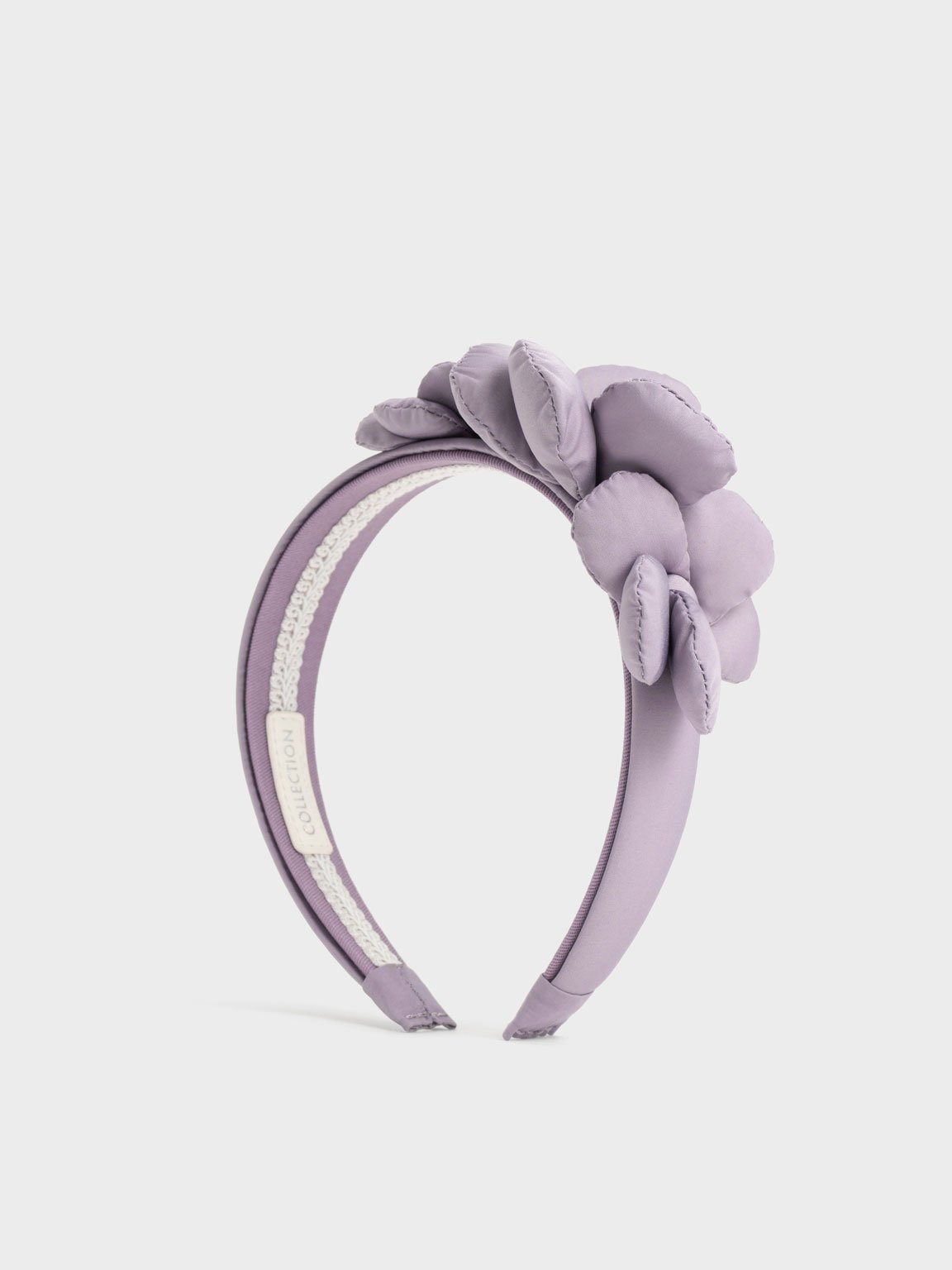 Flower-Embellished Hair Band