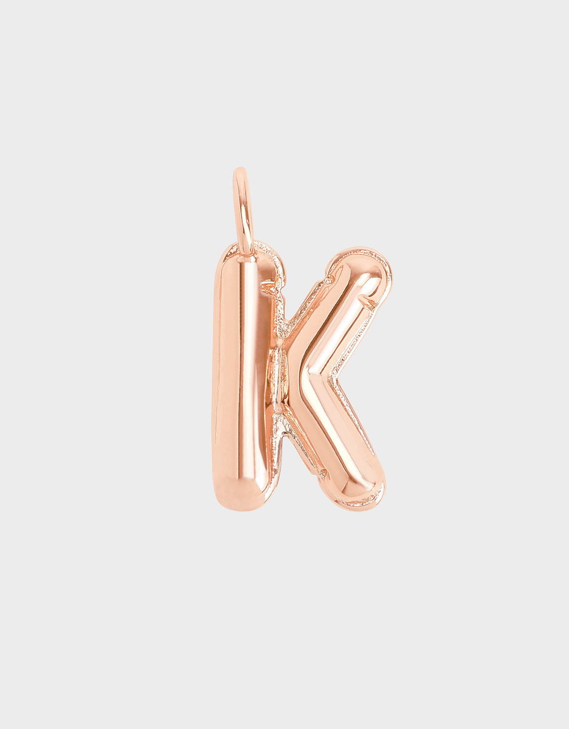 

Alphabet 'K' Charm, Rose gold