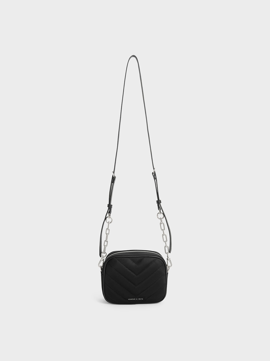 

The Anniversary Series: Sonia Recycled Nylon Boxy Bag, Black
